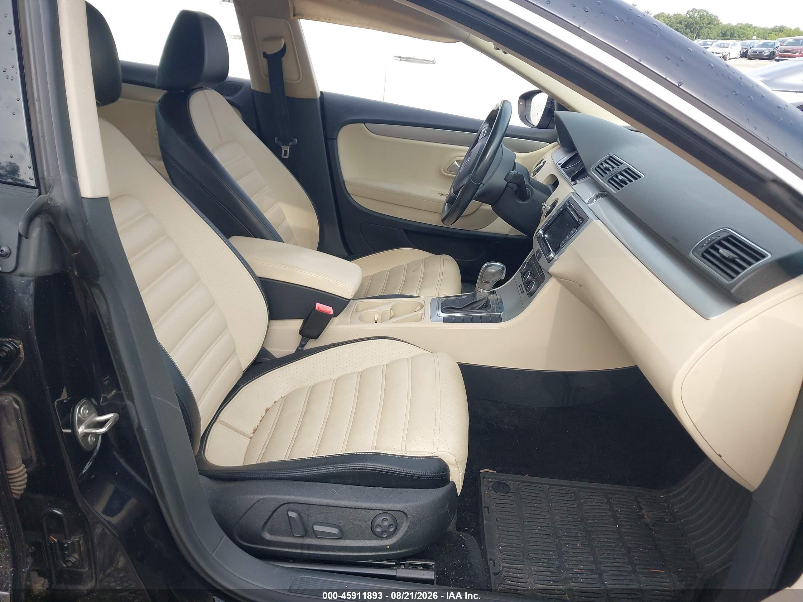 2012 Volkswagen Cc Sport Black vin: WVWMN7AN1CE544665