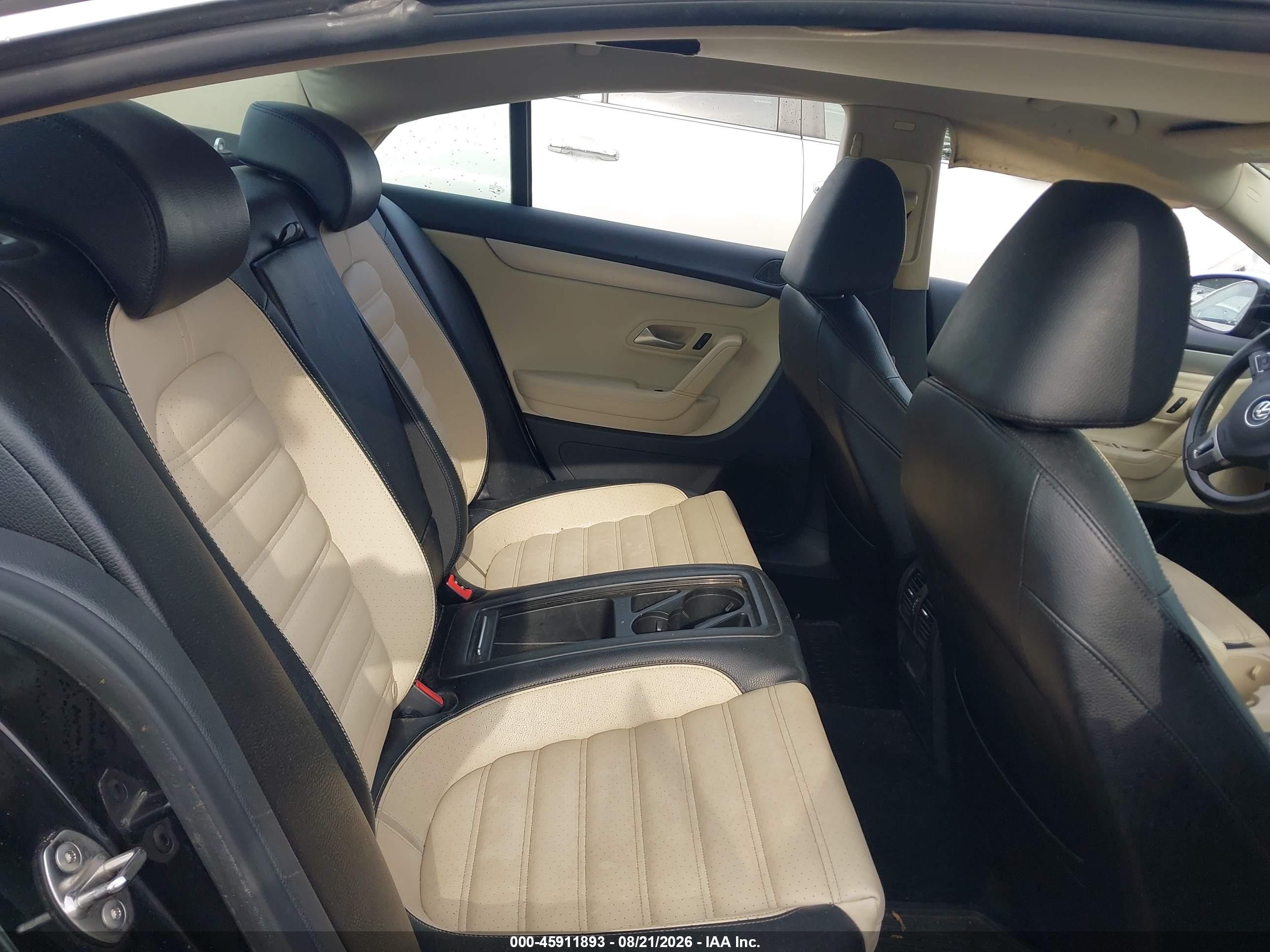 2012 Volkswagen Cc Sport Black vin: WVWMN7AN1CE544665