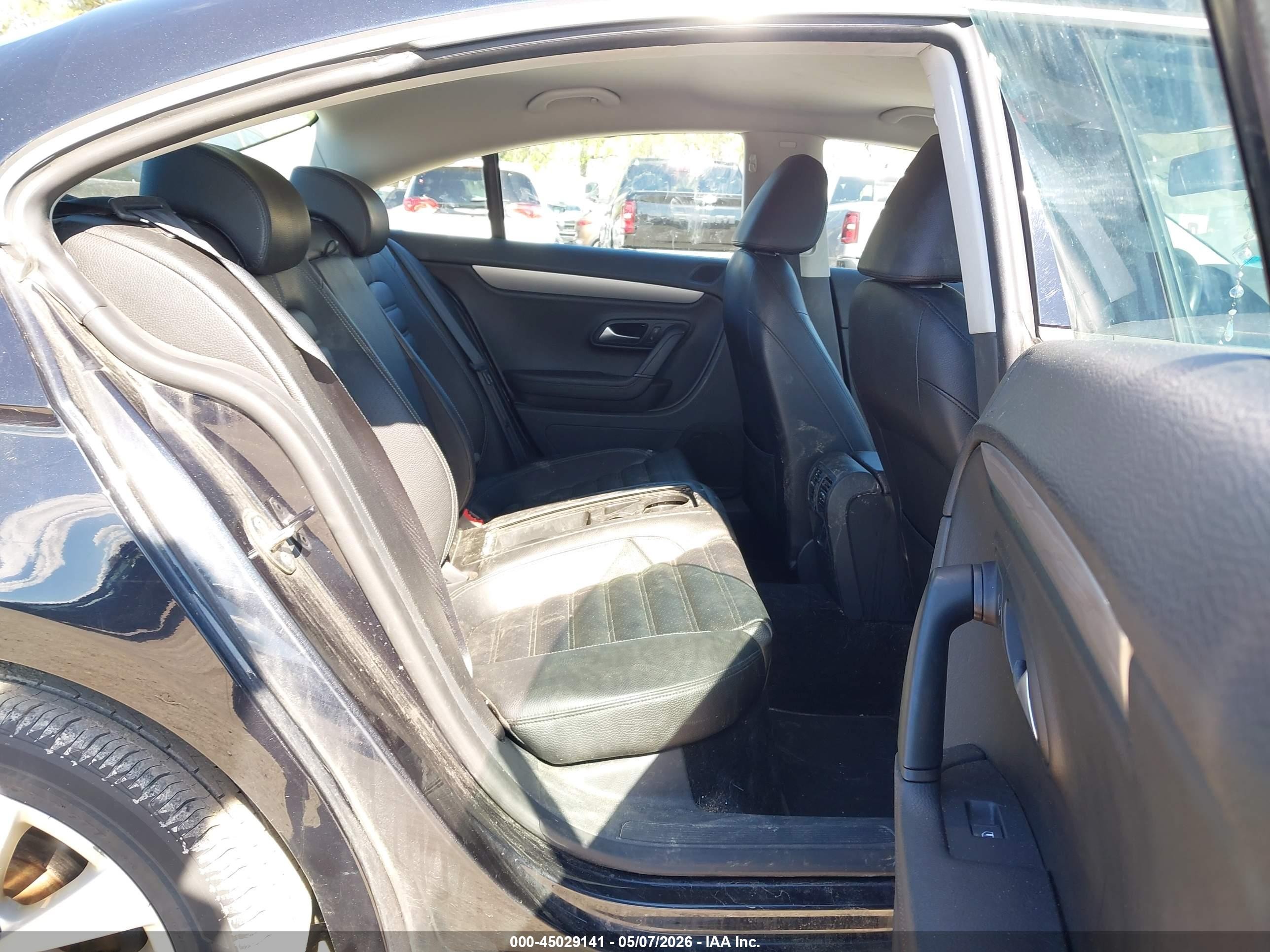 2011 Volkswagen Cc Sport Black vin: WVWMN7AN2BE701862
