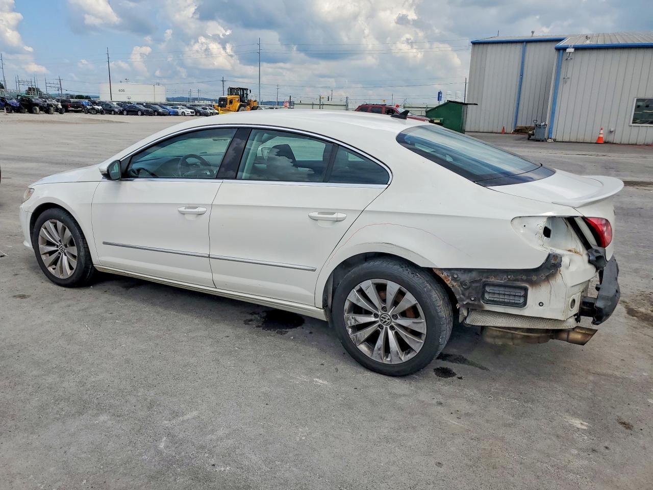 2011 Volkswagen Cc Sport White vin: WVWMN7AN2BE718158