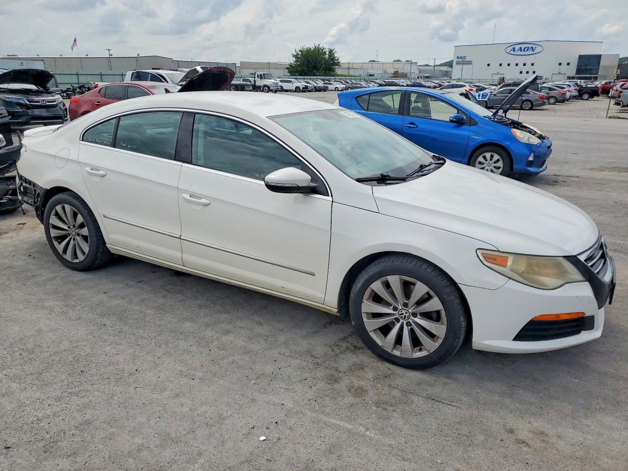 2011 Volkswagen Cc Sport White vin: WVWMN7AN2BE718158