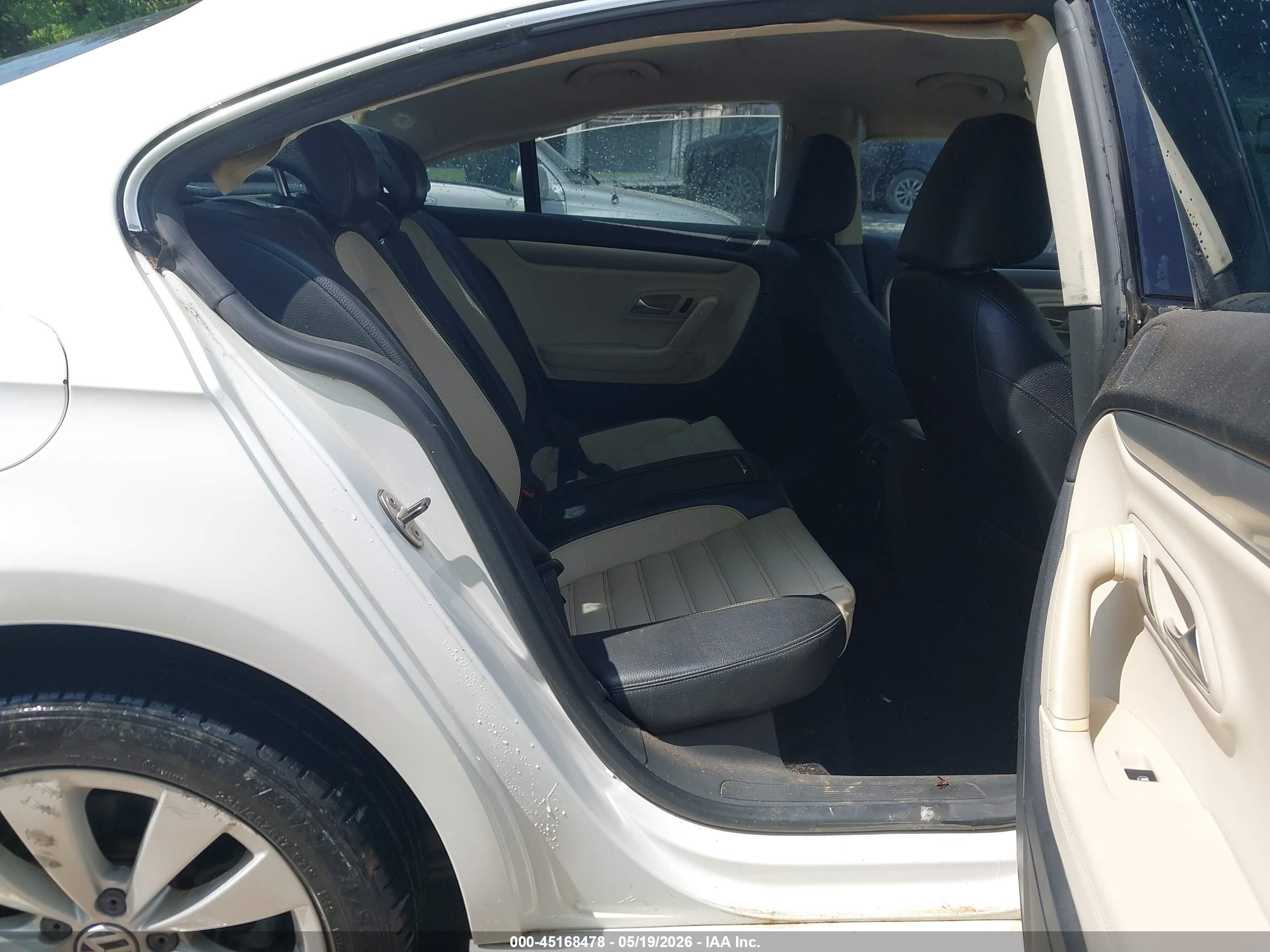 2012 Volkswagen Cc Sport White vin: WVWMN7AN2CE527356