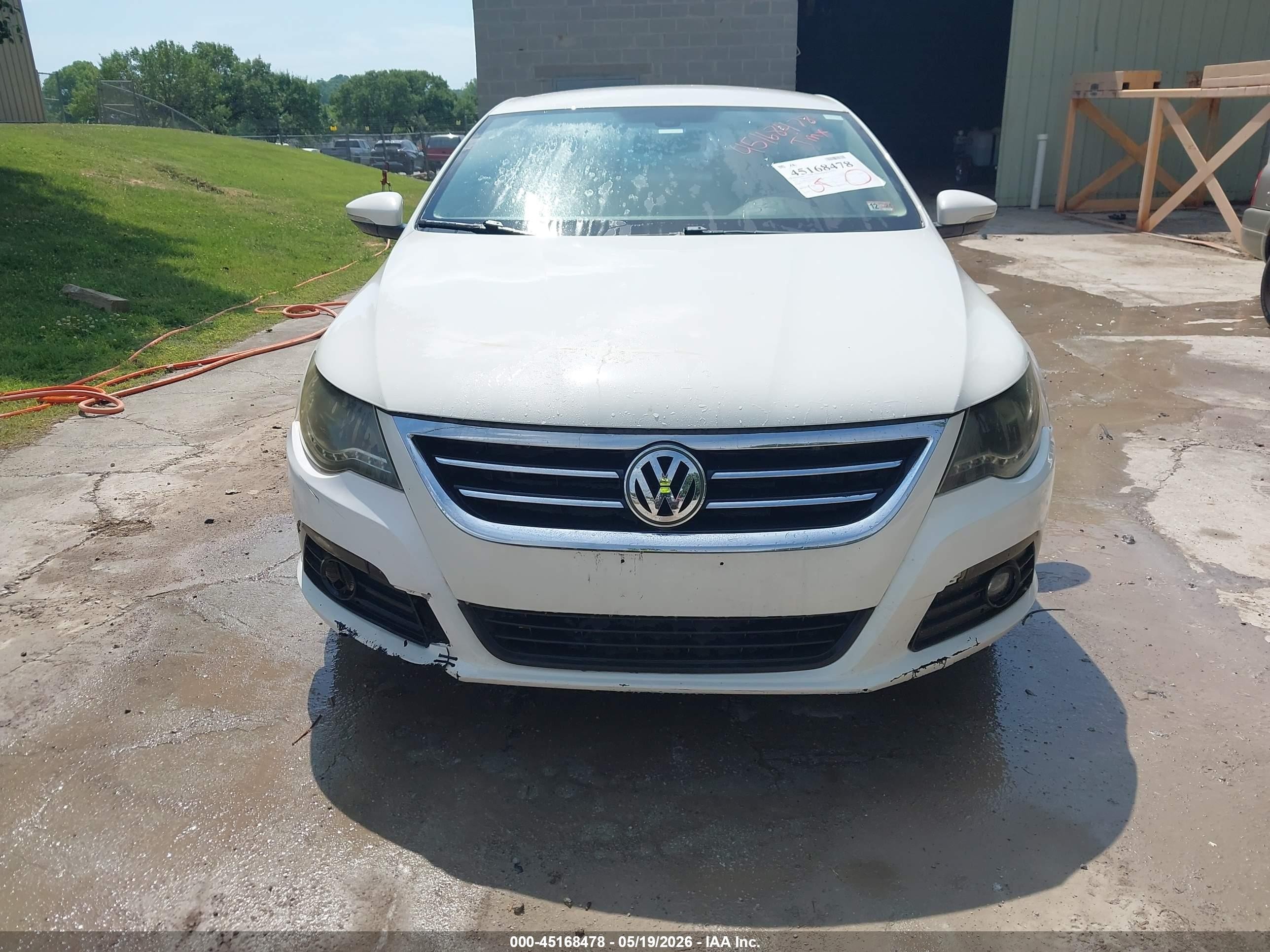2012 Volkswagen Cc Sport White vin: WVWMN7AN2CE527356