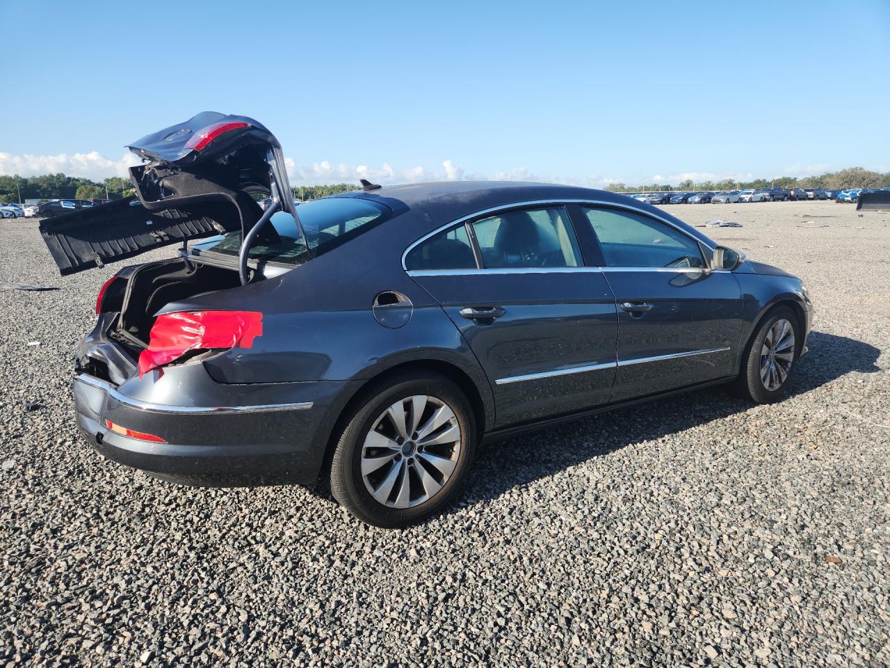 2010 Volkswagen Cc Sport Blue vin: WVWMN7AN3AE529405