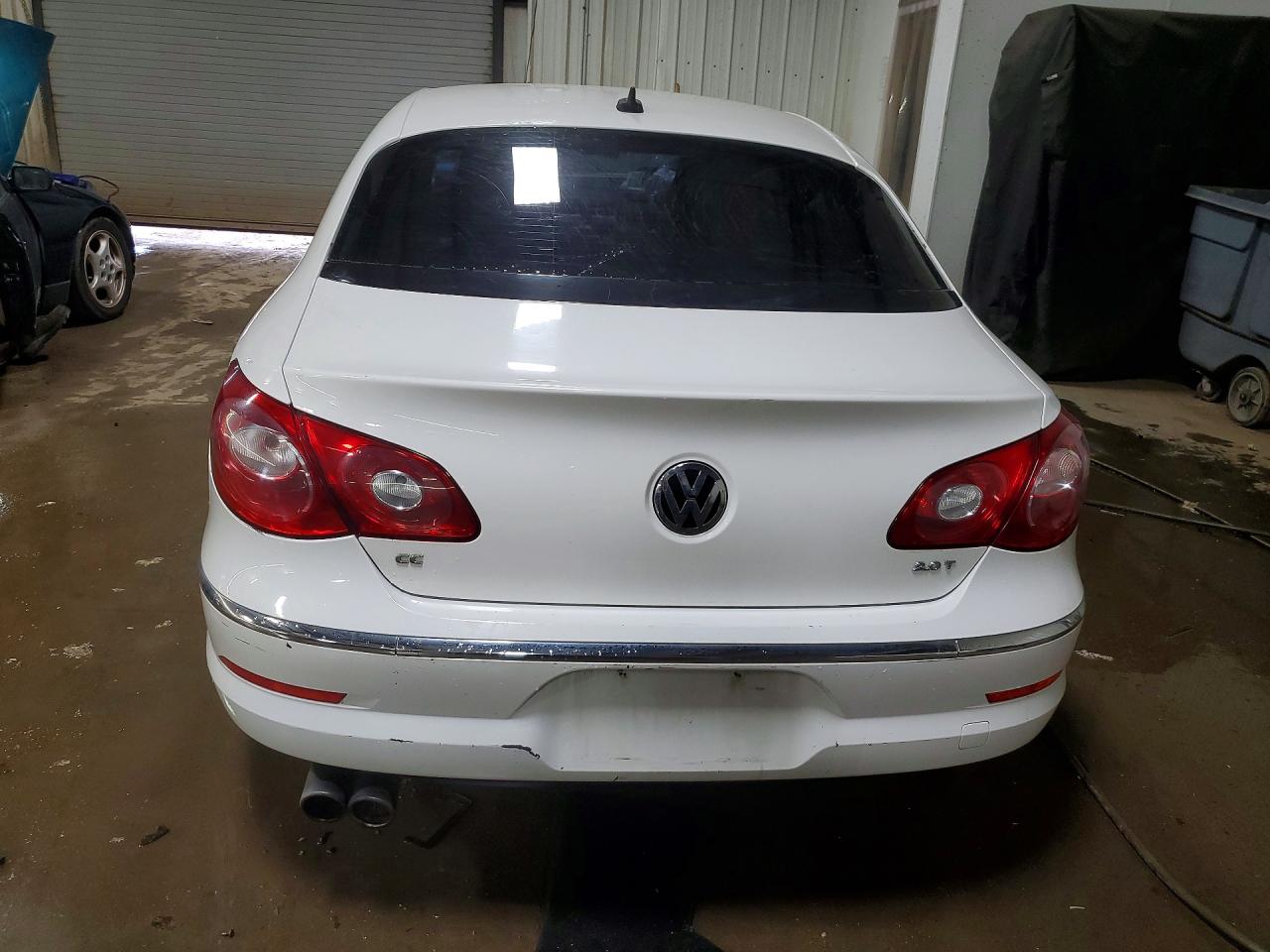 2011 Volkswagen Cc Sport White vin: WVWMN7AN3BE716435