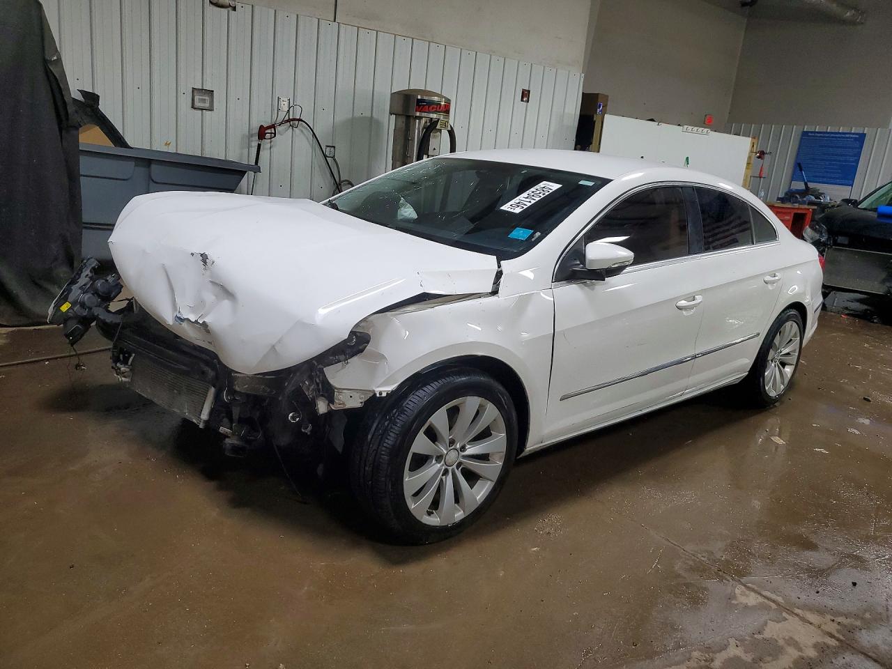 2011 Volkswagen Cc Sport White vin: WVWMN7AN3BE716435