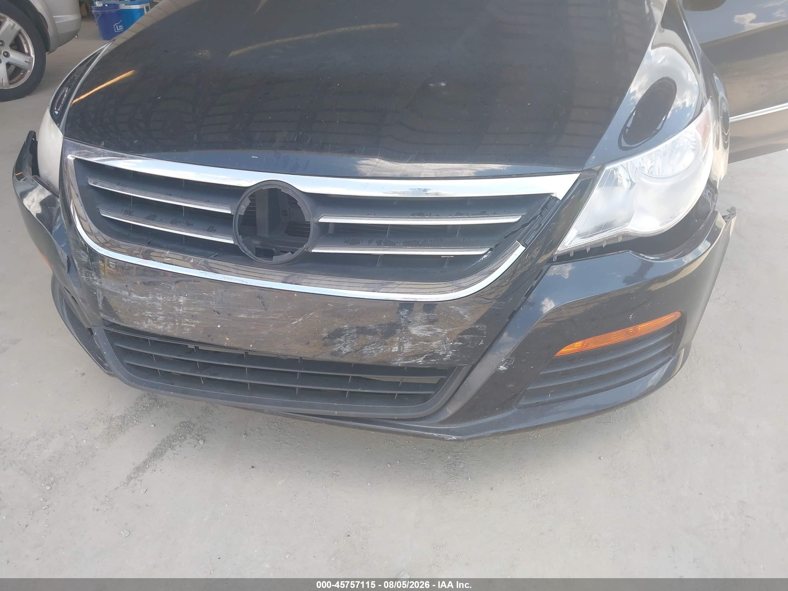 2012 Volkswagen Cc Sport Black vin: WVWMN7AN3CE500666