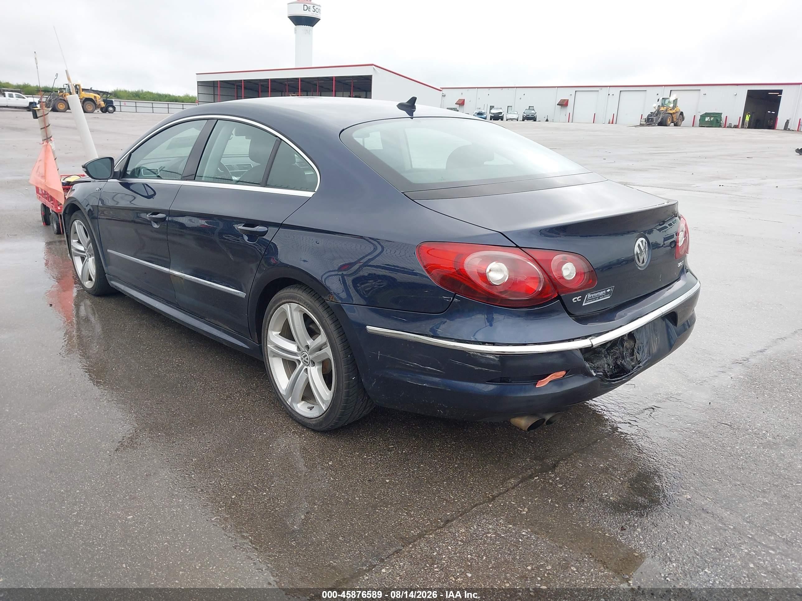 2012 Volkswagen Cc   Blue vin: WVWMN7AN4CE503544