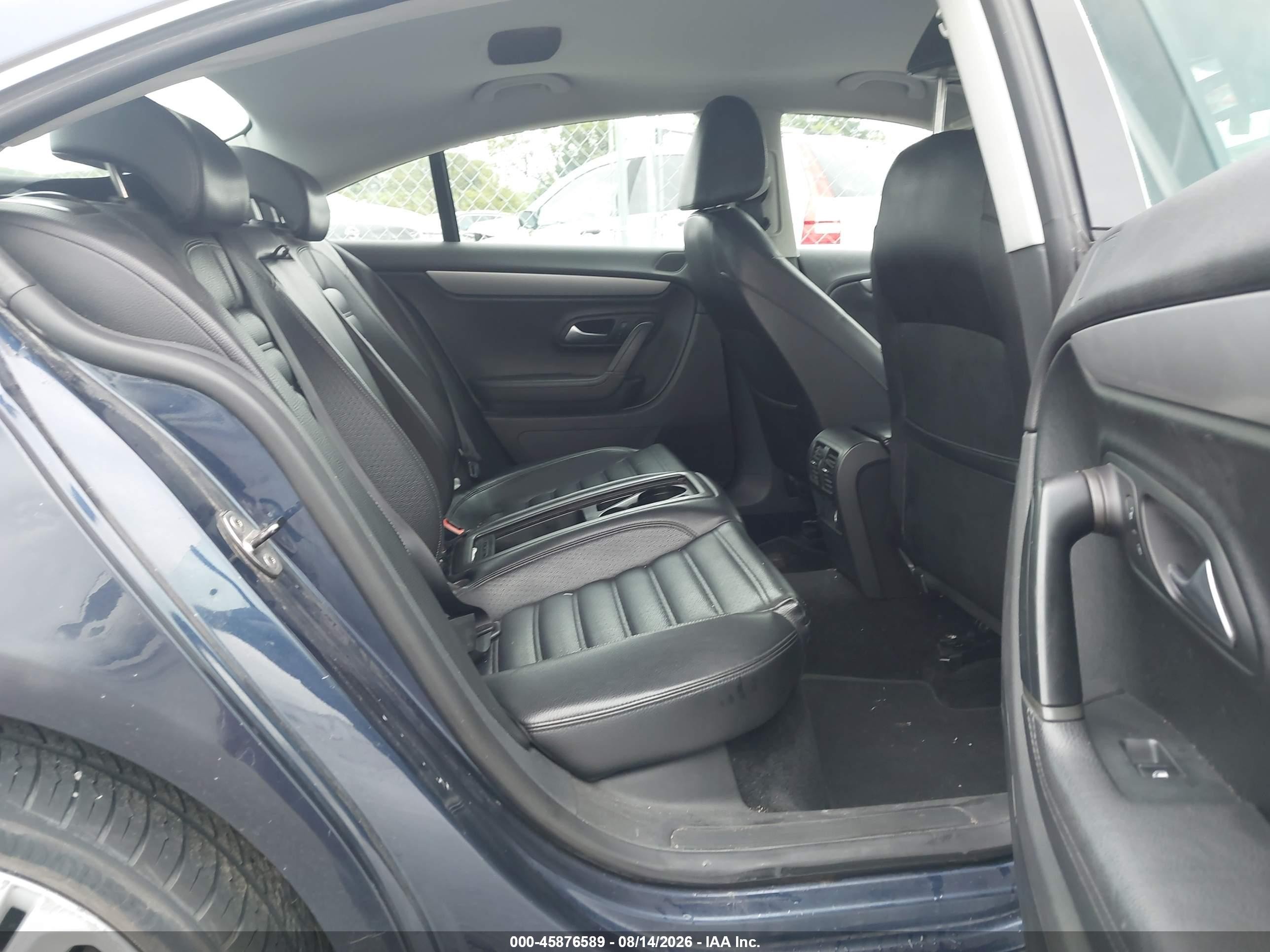 2012 Volkswagen Cc   Blue vin: WVWMN7AN4CE503544