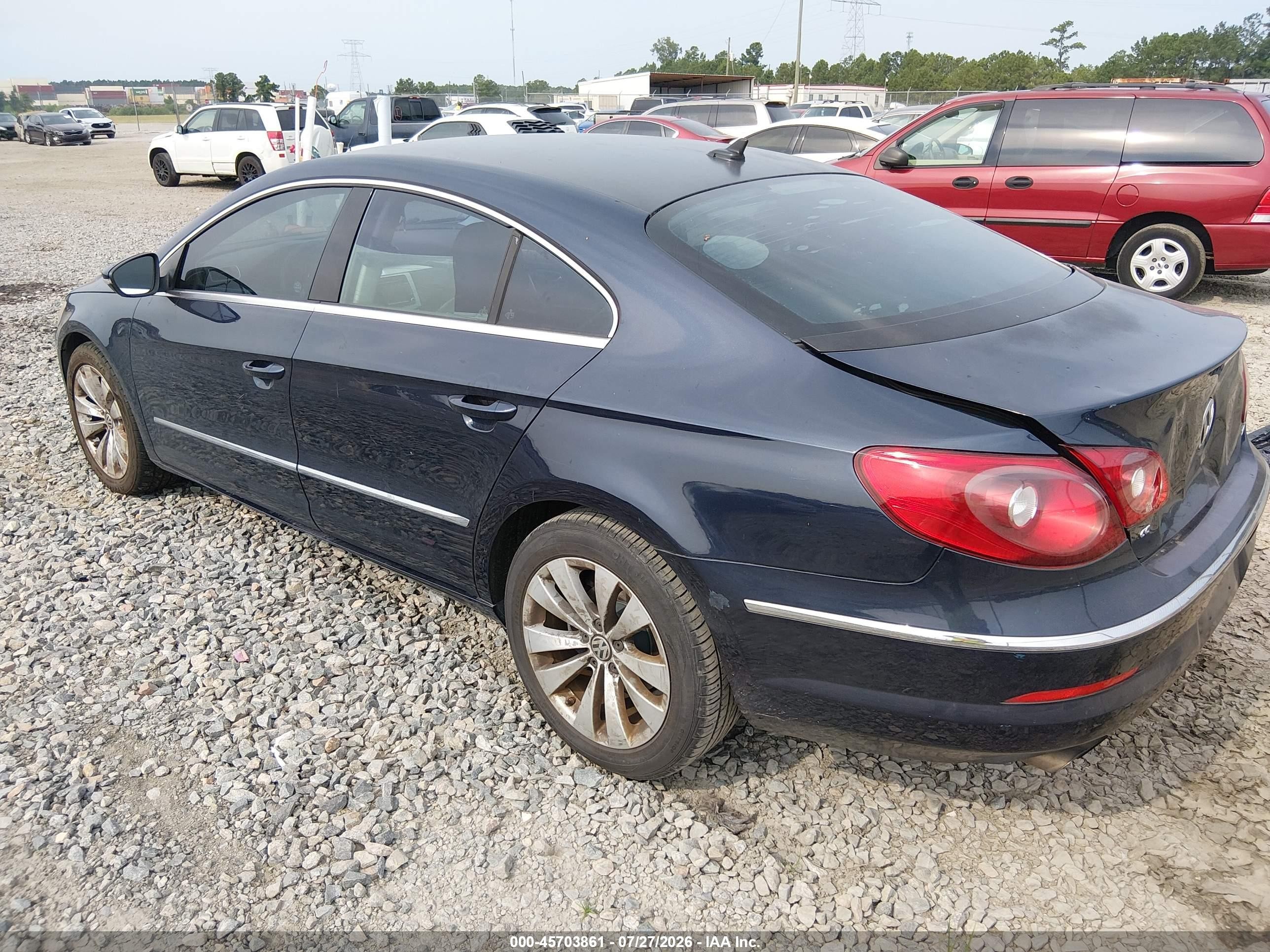 2012 Volkswagen Cc Sport Синий vin: WVWMN7AN4CE514365