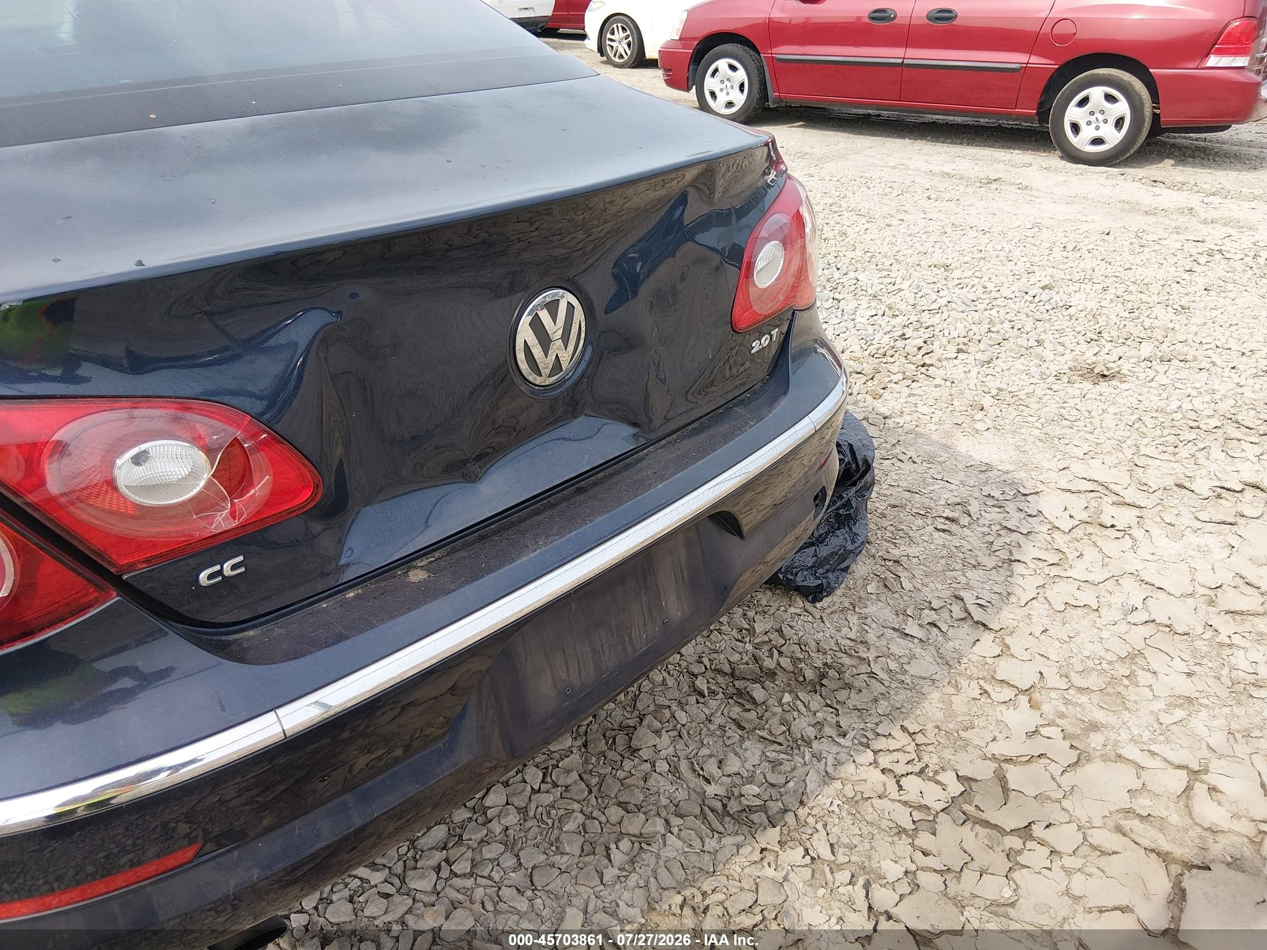 2012 Volkswagen Cc Sport Синий vin: WVWMN7AN4CE514365