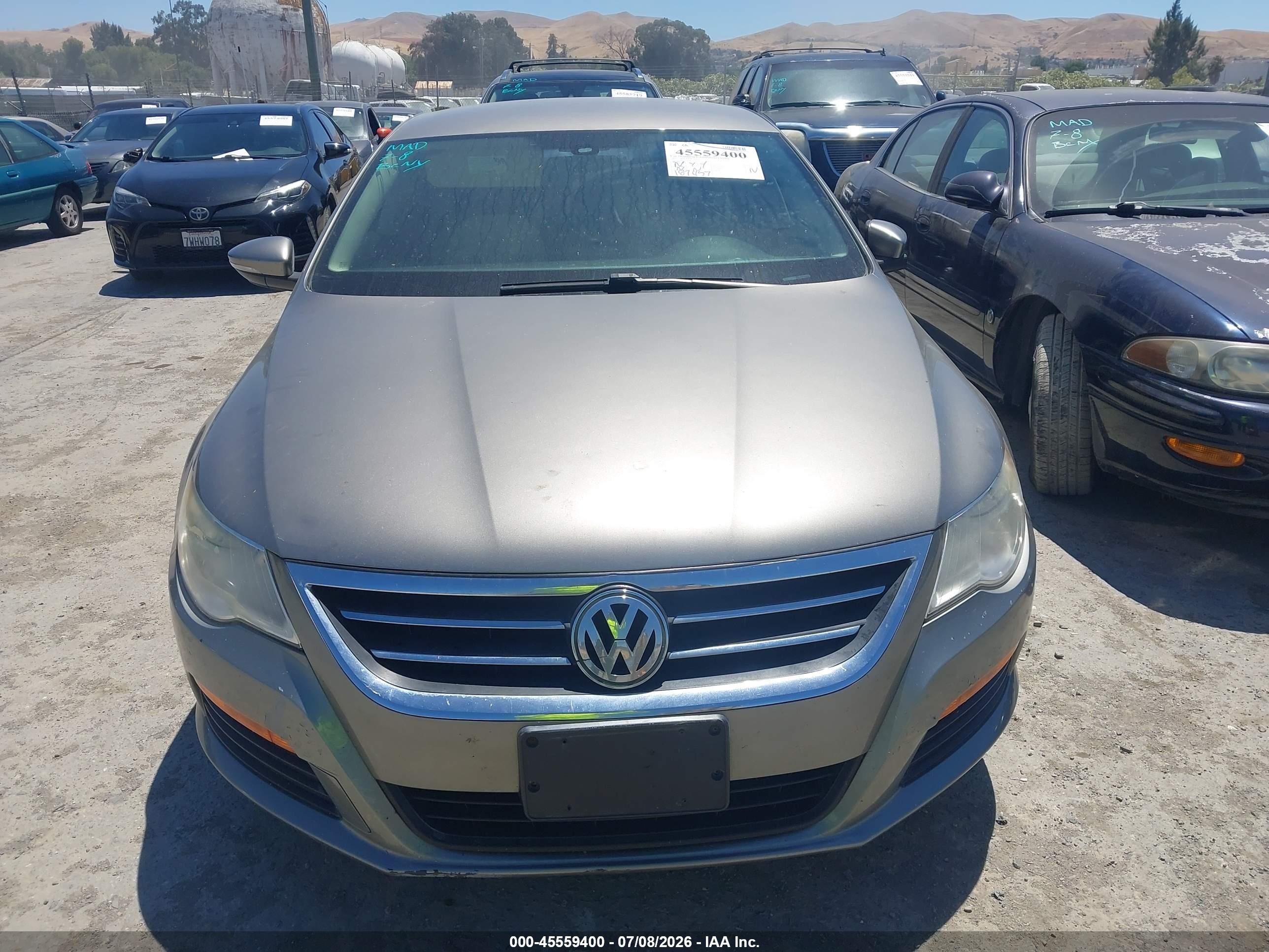 2012 Volkswagen Cc Sport Gray vin: WVWMN7AN4CE534194