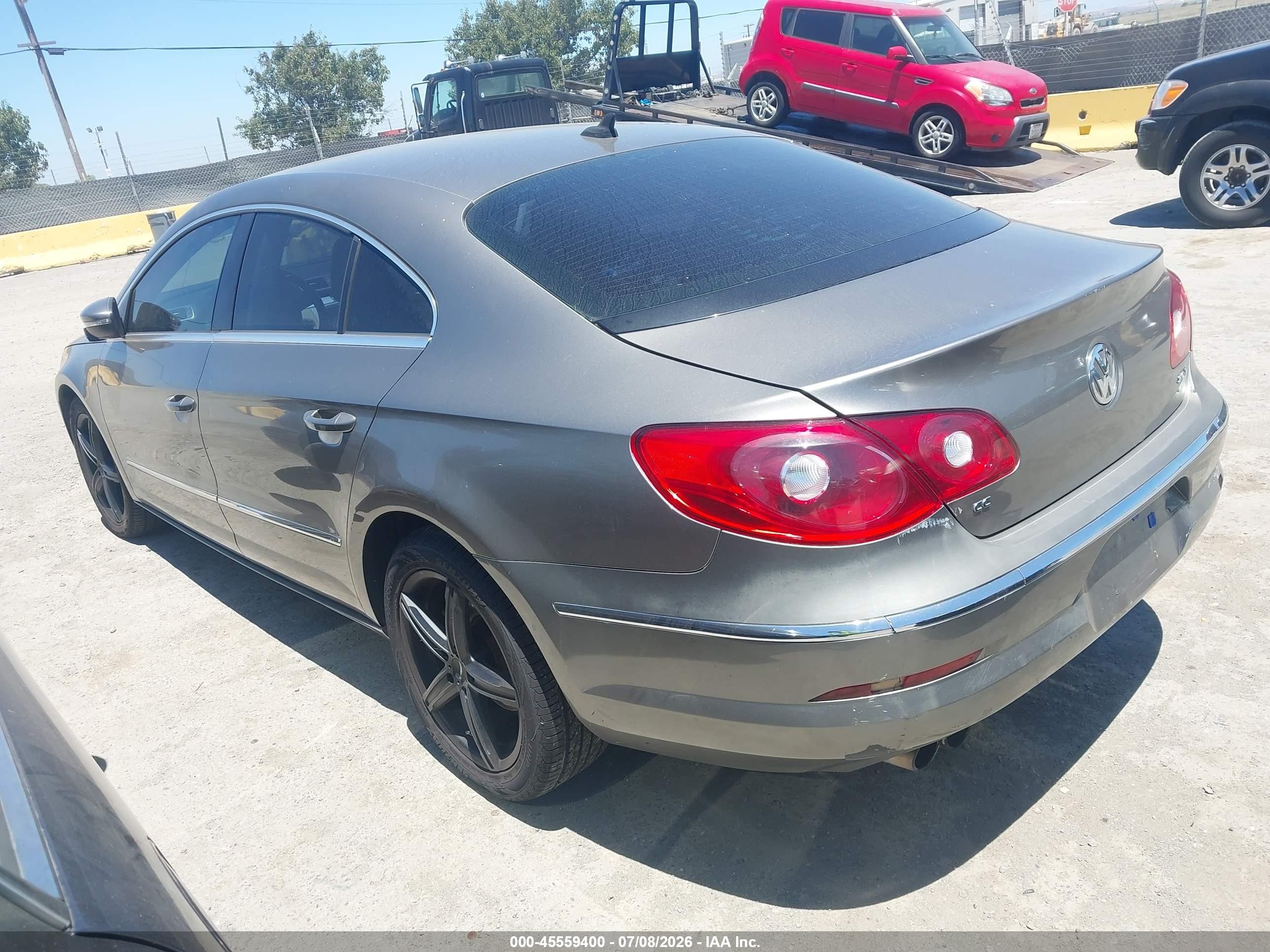 2012 Volkswagen Cc Sport Gray vin: WVWMN7AN4CE534194