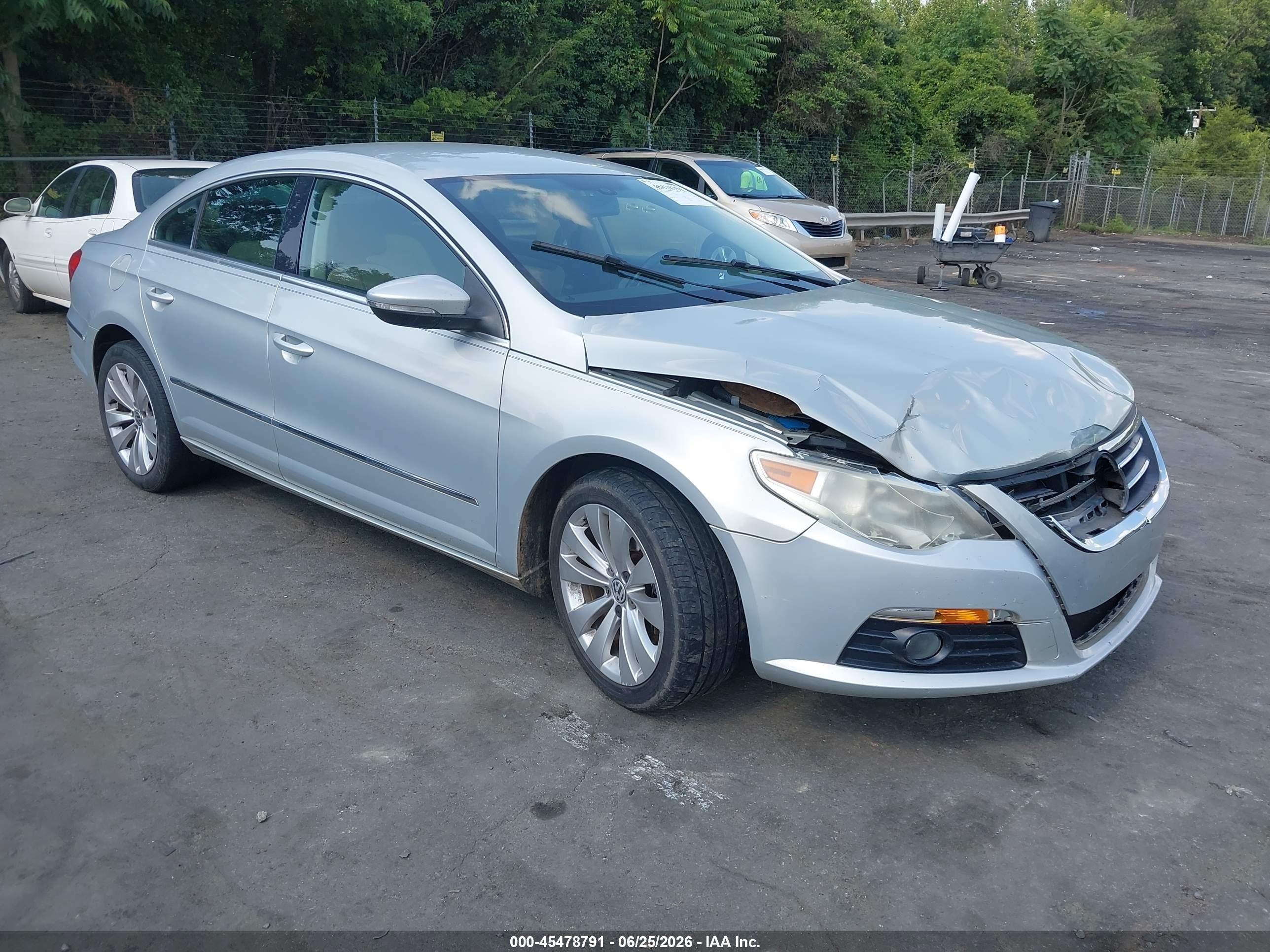 2010 Volkswagen Cc Sport Gray vin: WVWMN7AN5AE536291