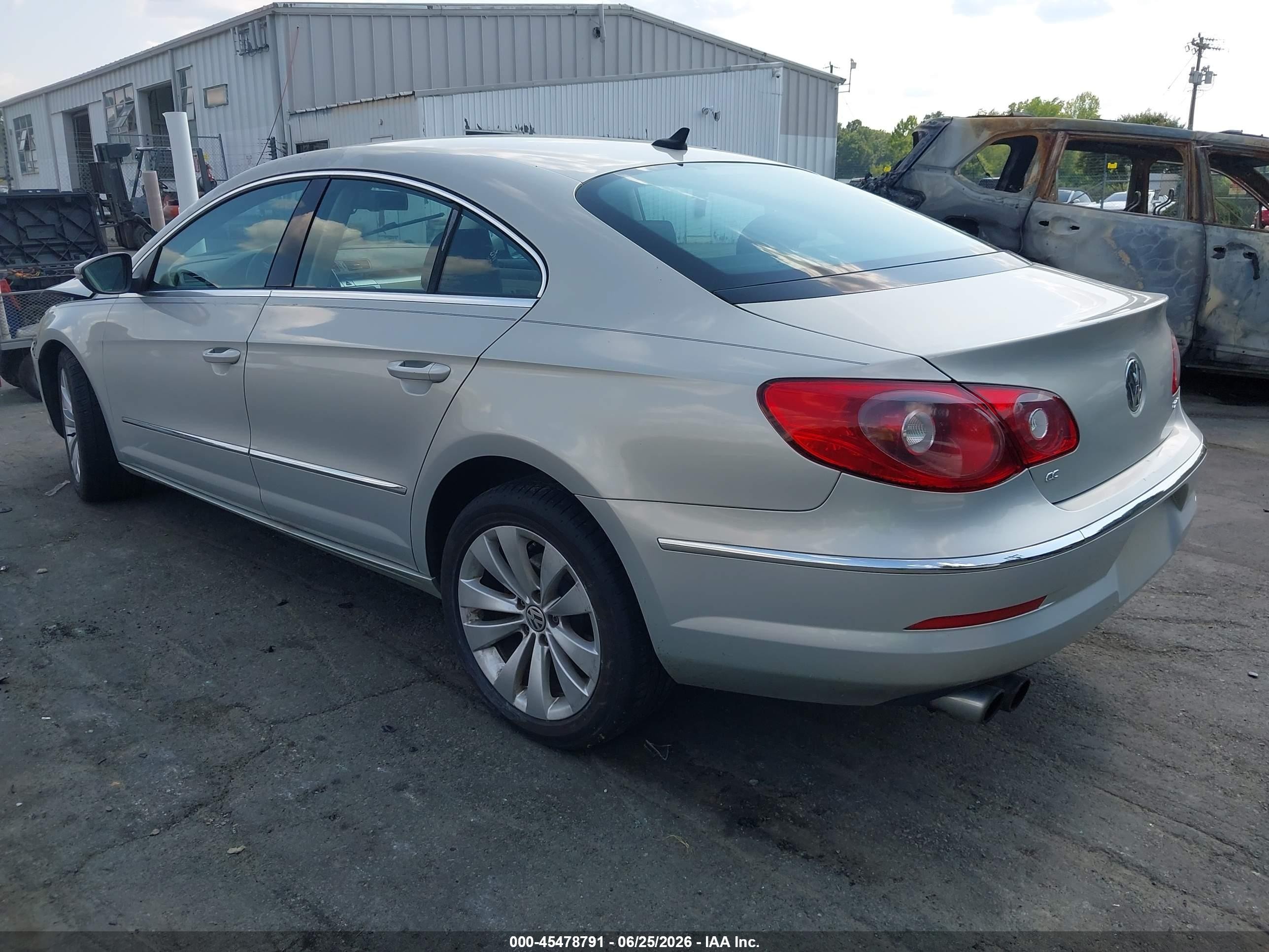2010 Volkswagen Cc Sport Gray vin: WVWMN7AN5AE536291