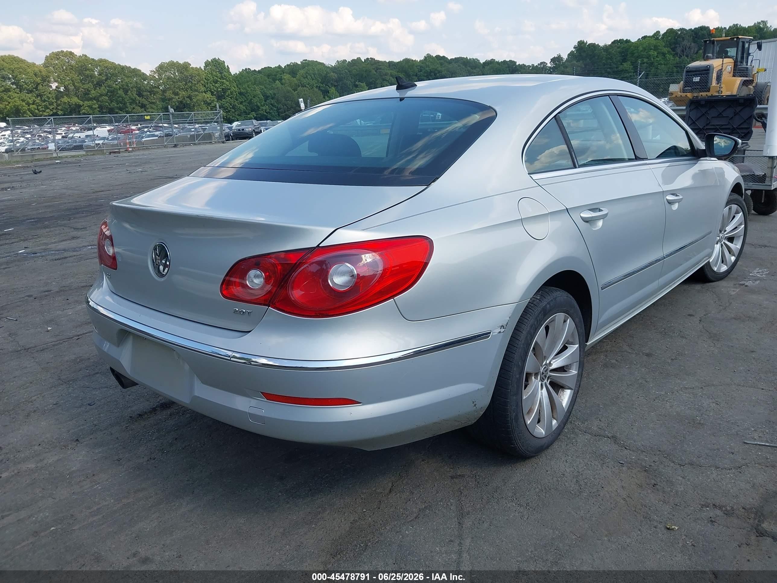 2010 Volkswagen Cc Sport Gray vin: WVWMN7AN5AE536291