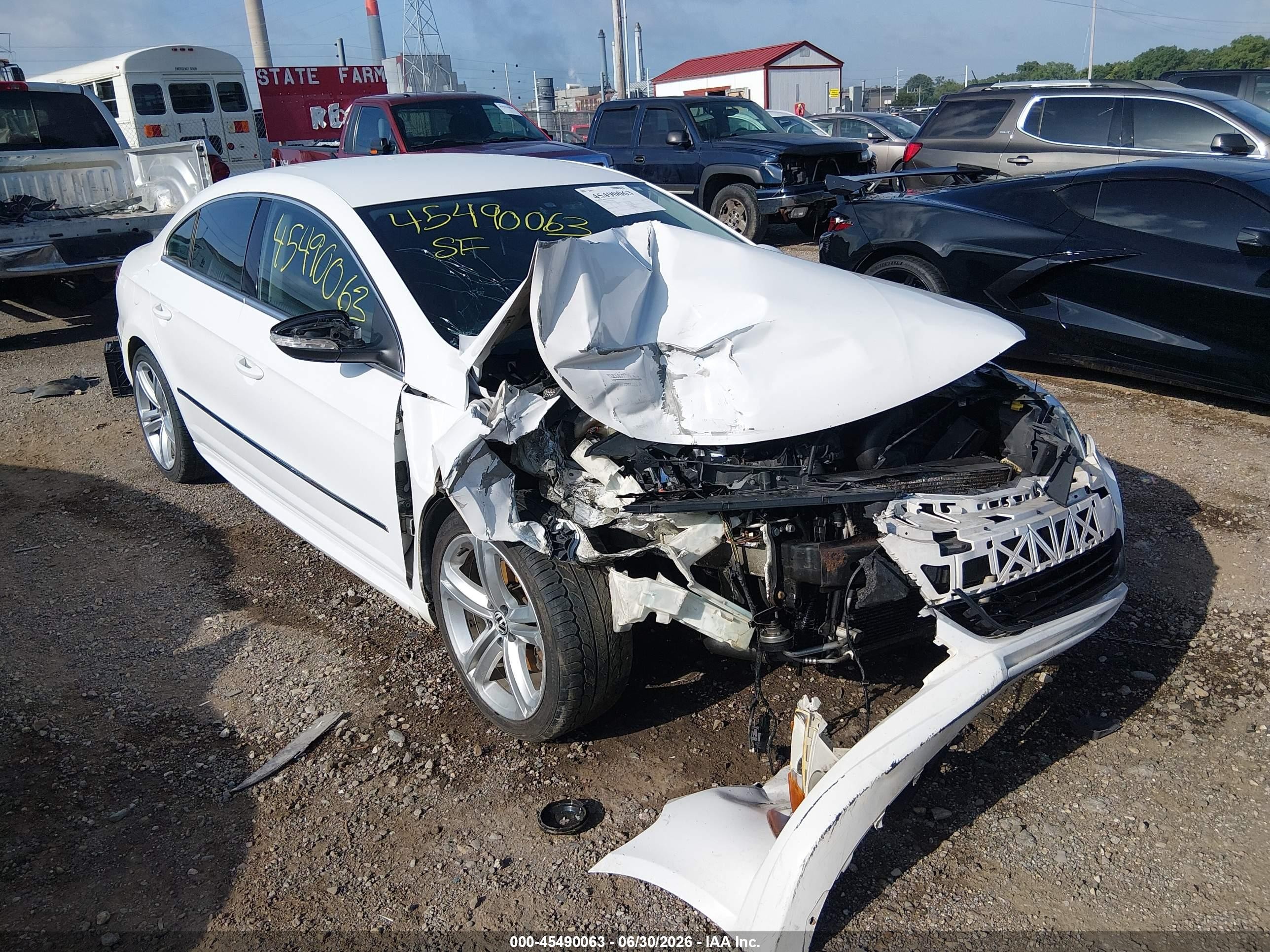 2012 Volkswagen Cc R-line White vin: WVWMN7AN5CE511216