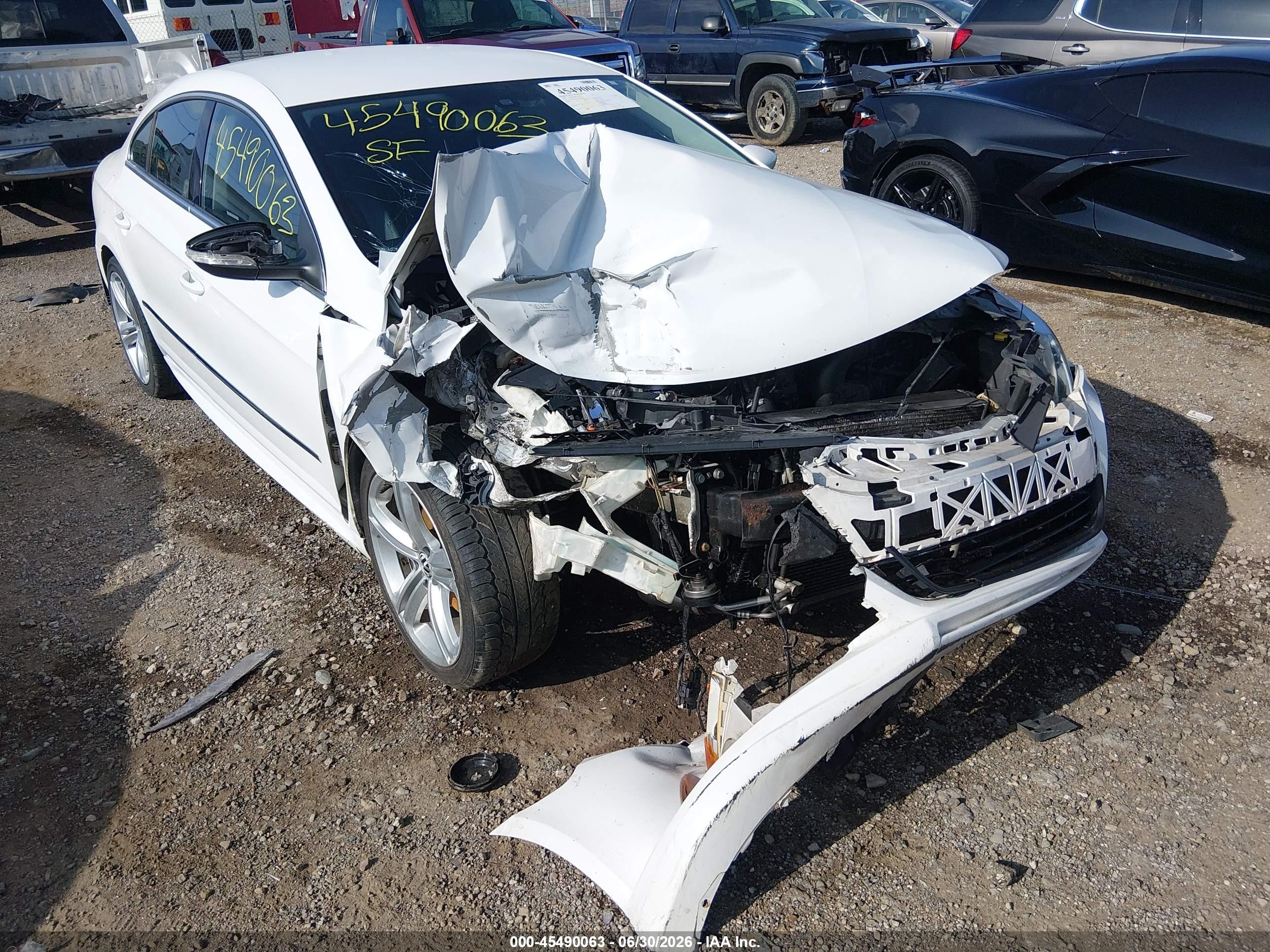 2012 Volkswagen Cc R-line White vin: WVWMN7AN5CE511216