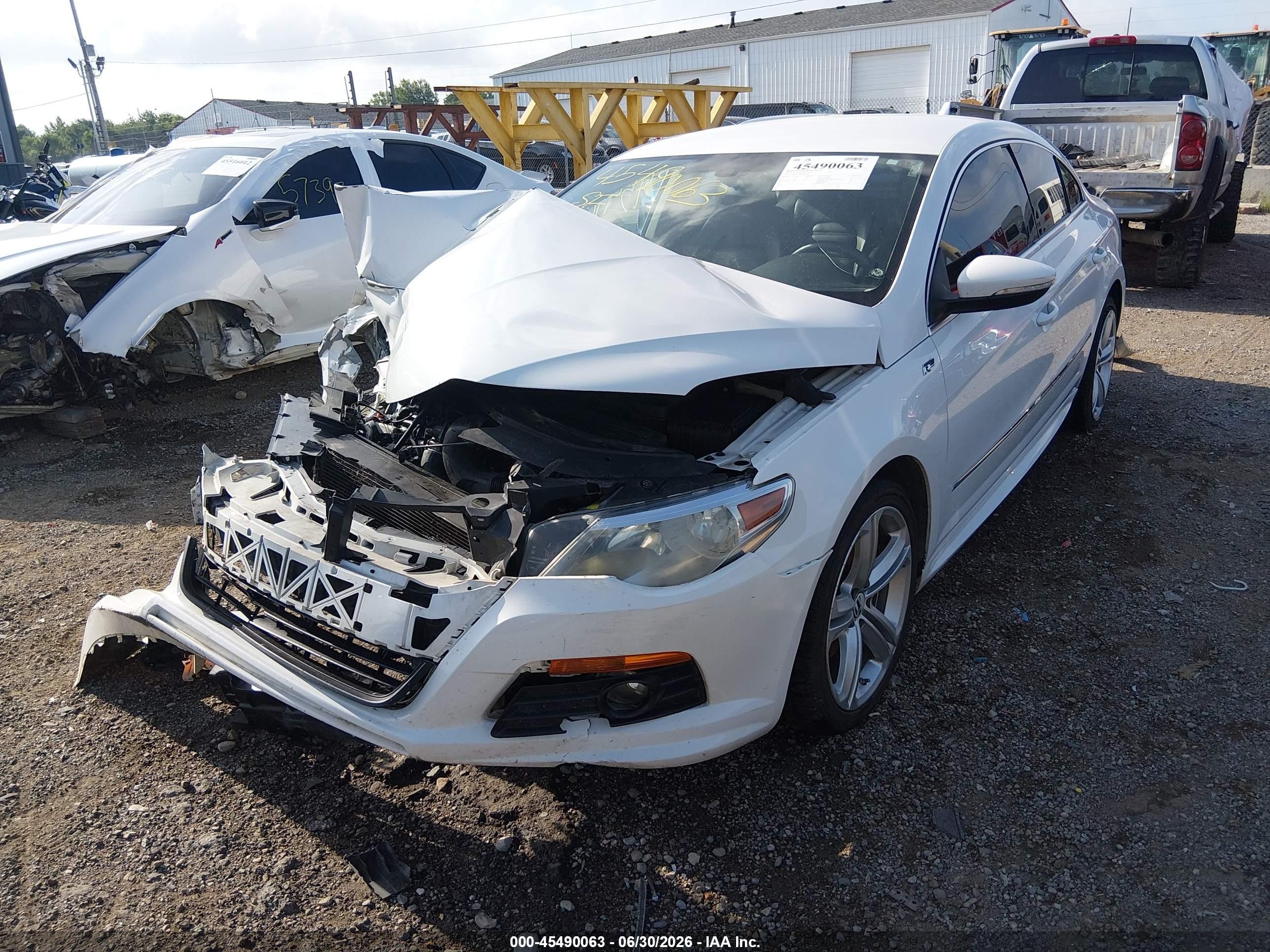 2012 Volkswagen Cc R-line White vin: WVWMN7AN5CE511216