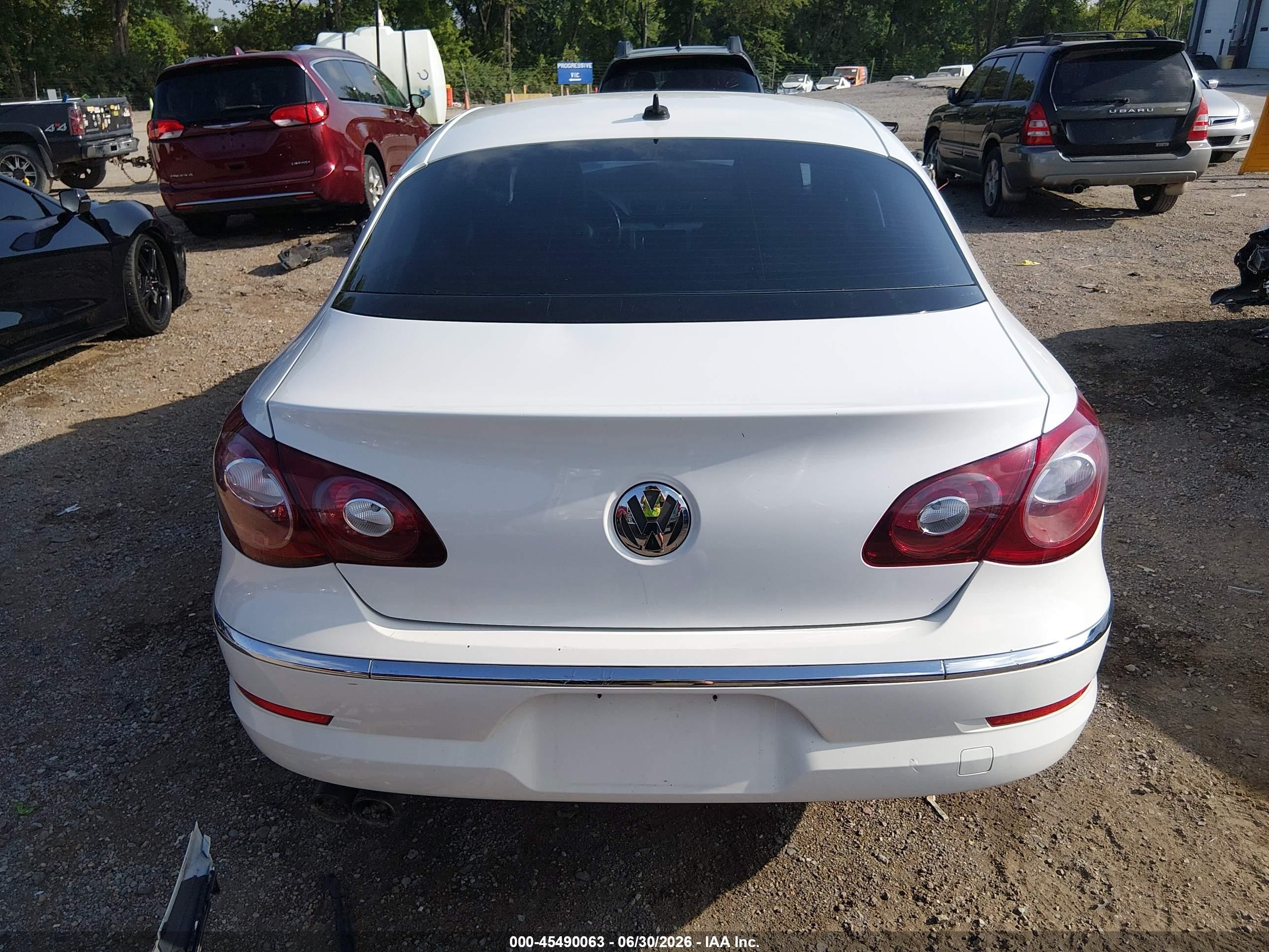 2012 Volkswagen Cc R-line White vin: WVWMN7AN5CE511216