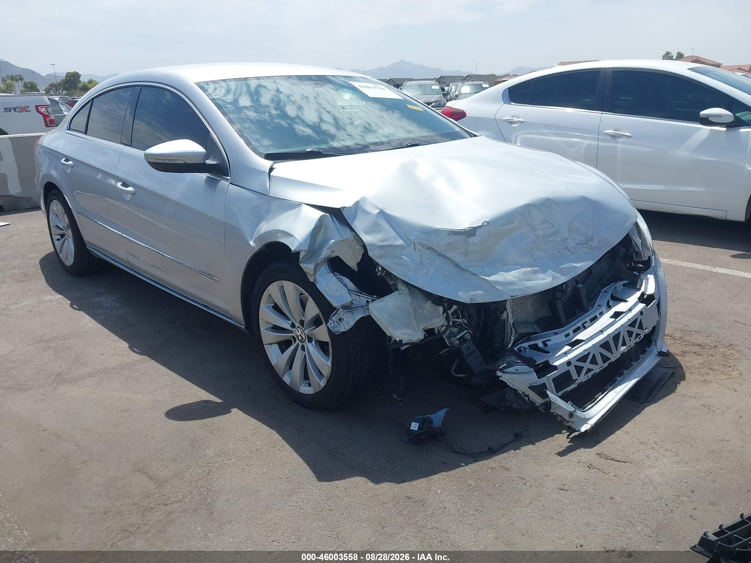 2010 Volkswagen Cc Sport Gray vin: WVWMN7AN6AE540365