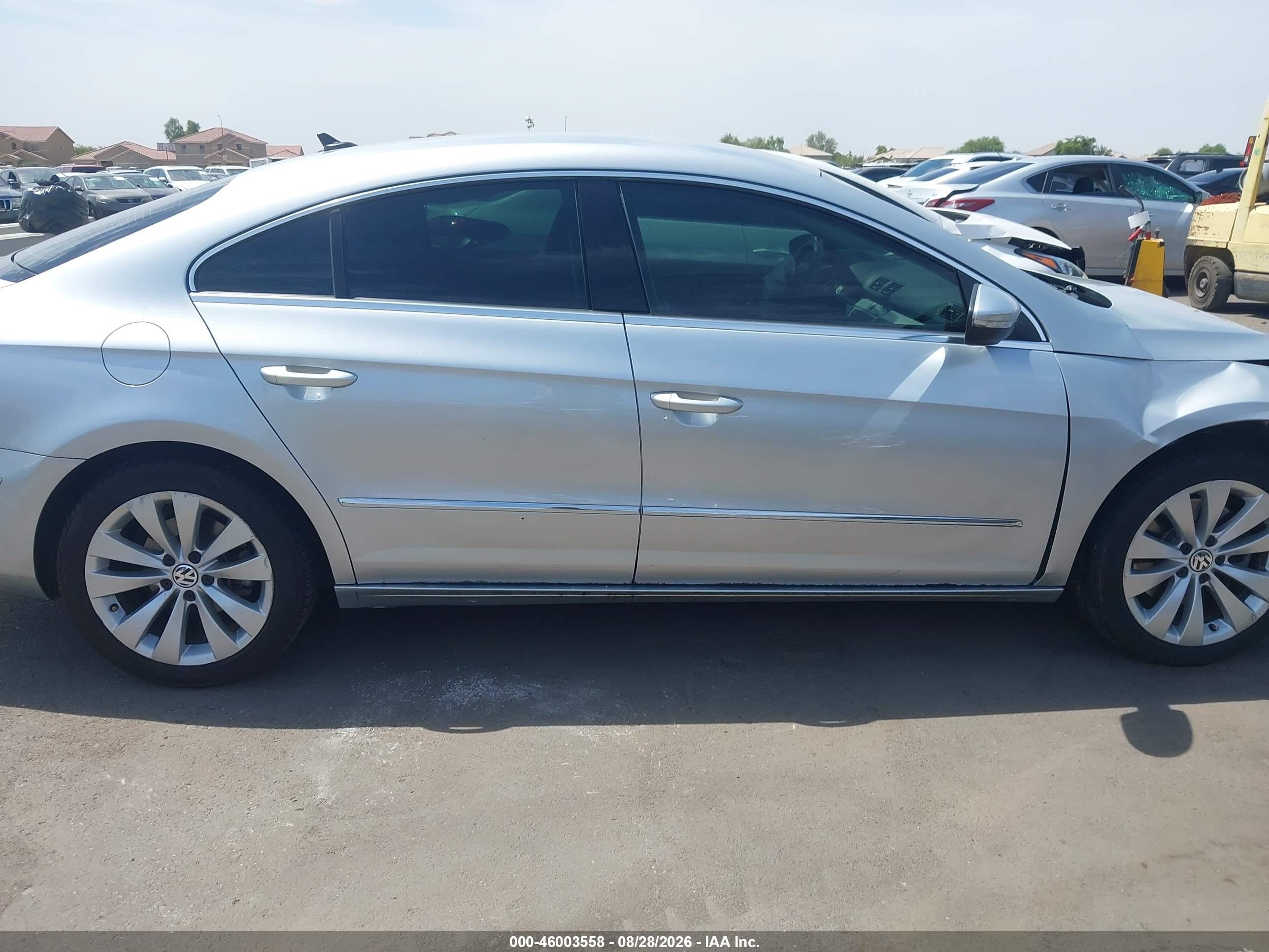 2010 Volkswagen Cc Sport Gray vin: WVWMN7AN6AE540365