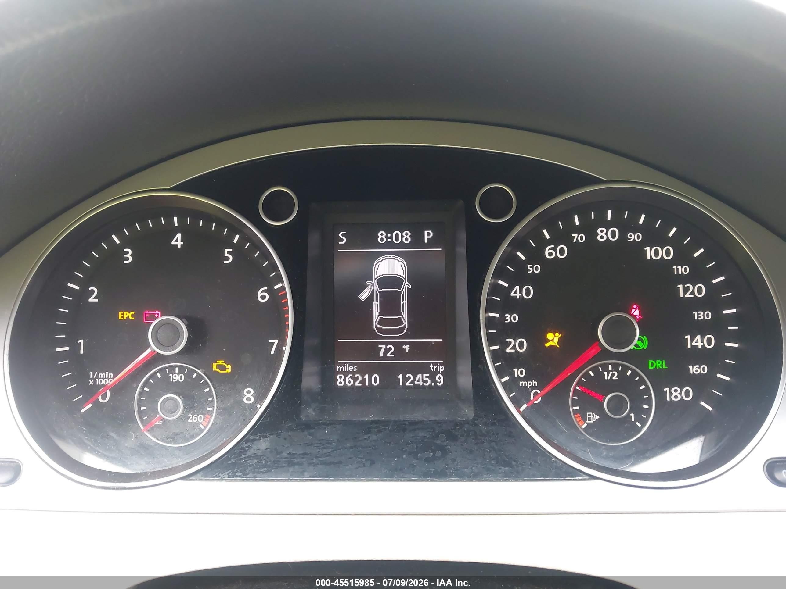 2010 Volkswagen Cc Sport Black vin: WVWMN7AN6AE544707