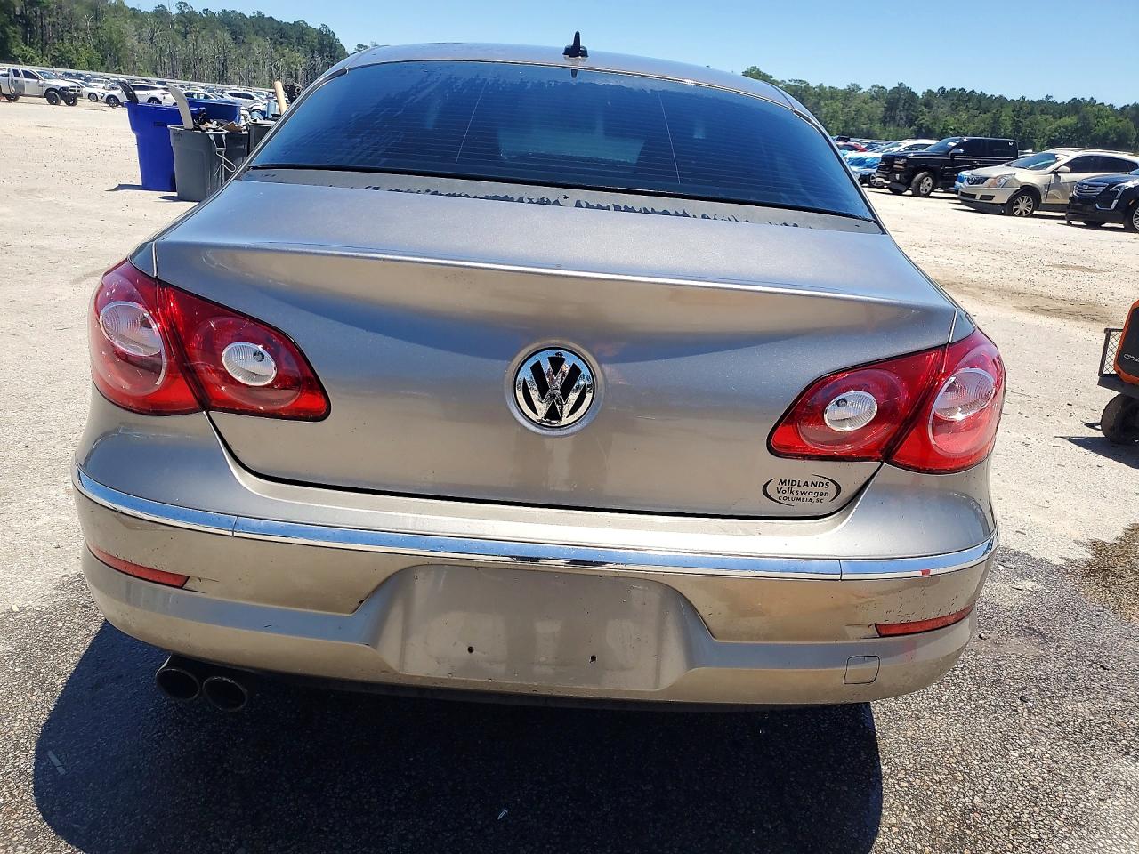 2011 Volkswagen Cc Sport Brown vin: WVWMN7AN6BE711004