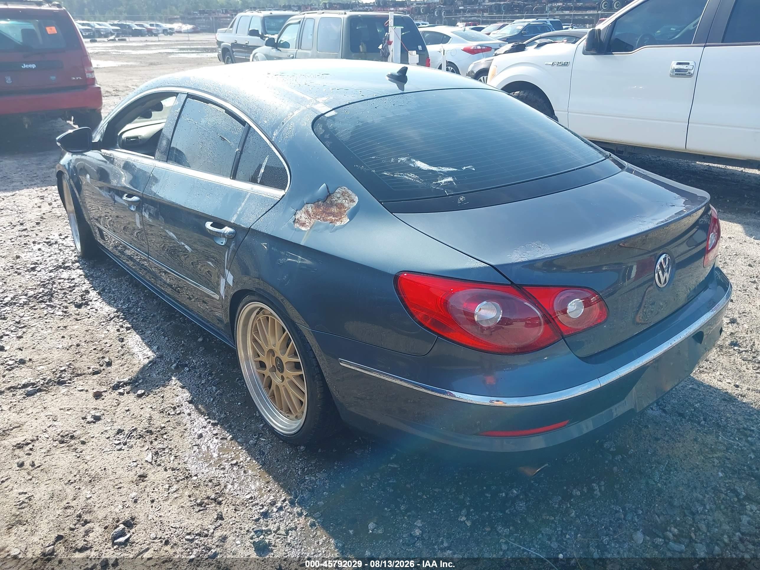 2011 Volkswagen Cc Sport Gray vin: WVWMN7AN6BE714422