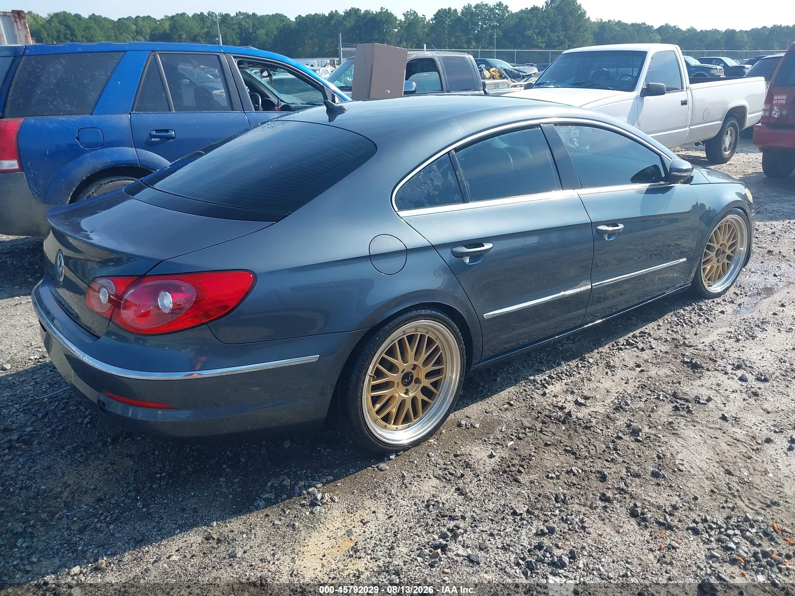 2011 Volkswagen Cc Sport Gray vin: WVWMN7AN6BE714422