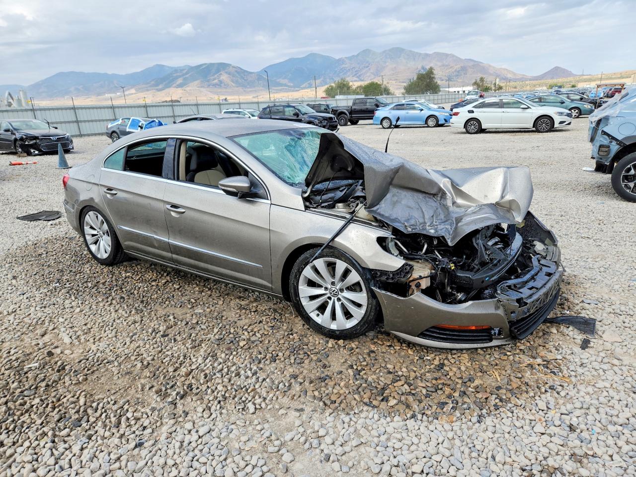 2012 Volkswagen Cc Sport Желто-коричневый vin: WVWMN7AN6CE500225