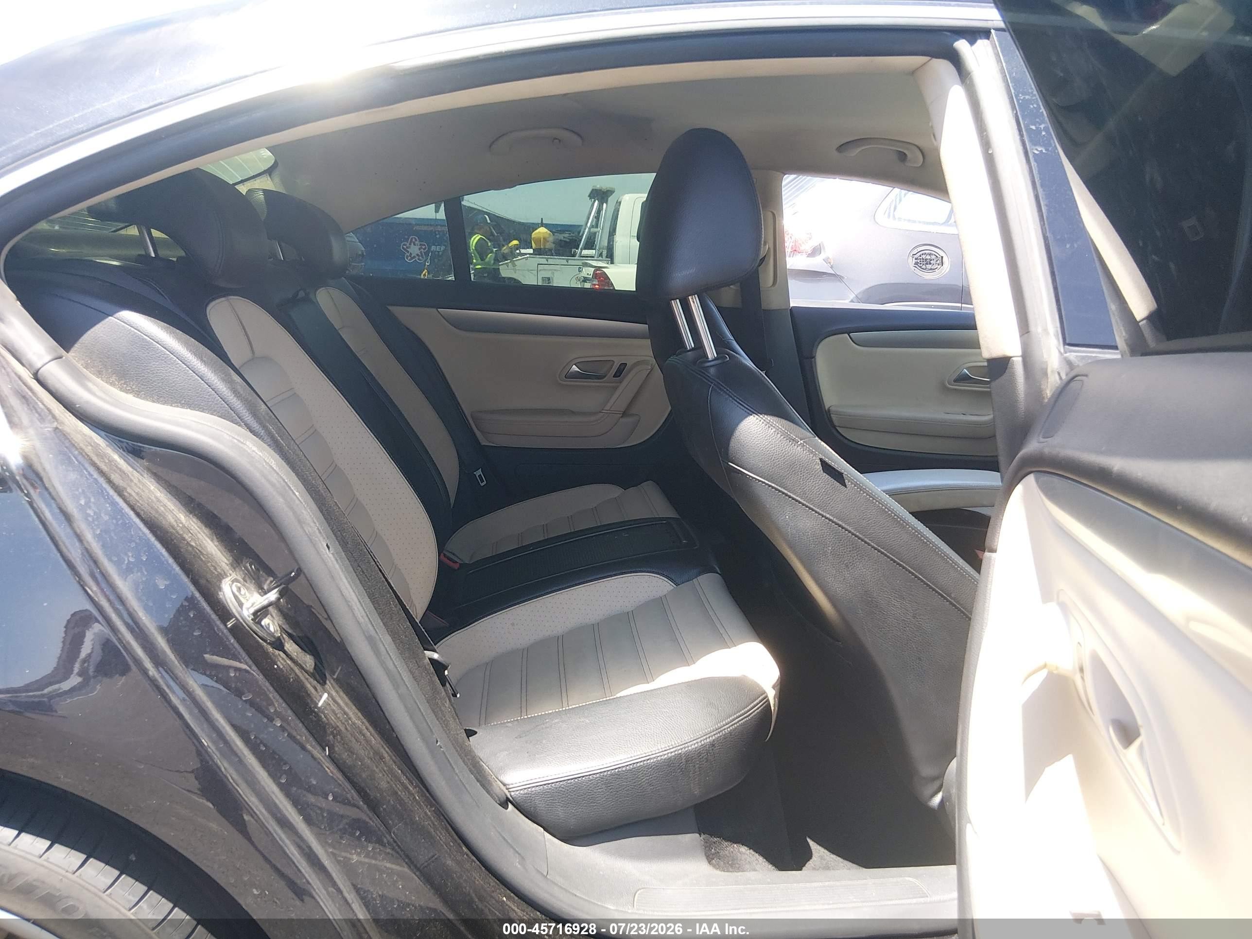 2012 Volkswagen Cc Sport Black vin: WVWMN7AN6CE500337