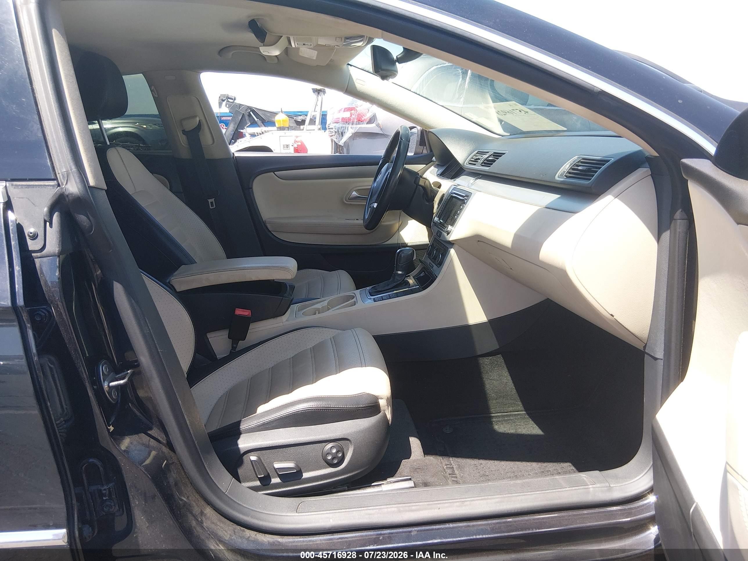 2012 Volkswagen Cc Sport Black vin: WVWMN7AN6CE500337