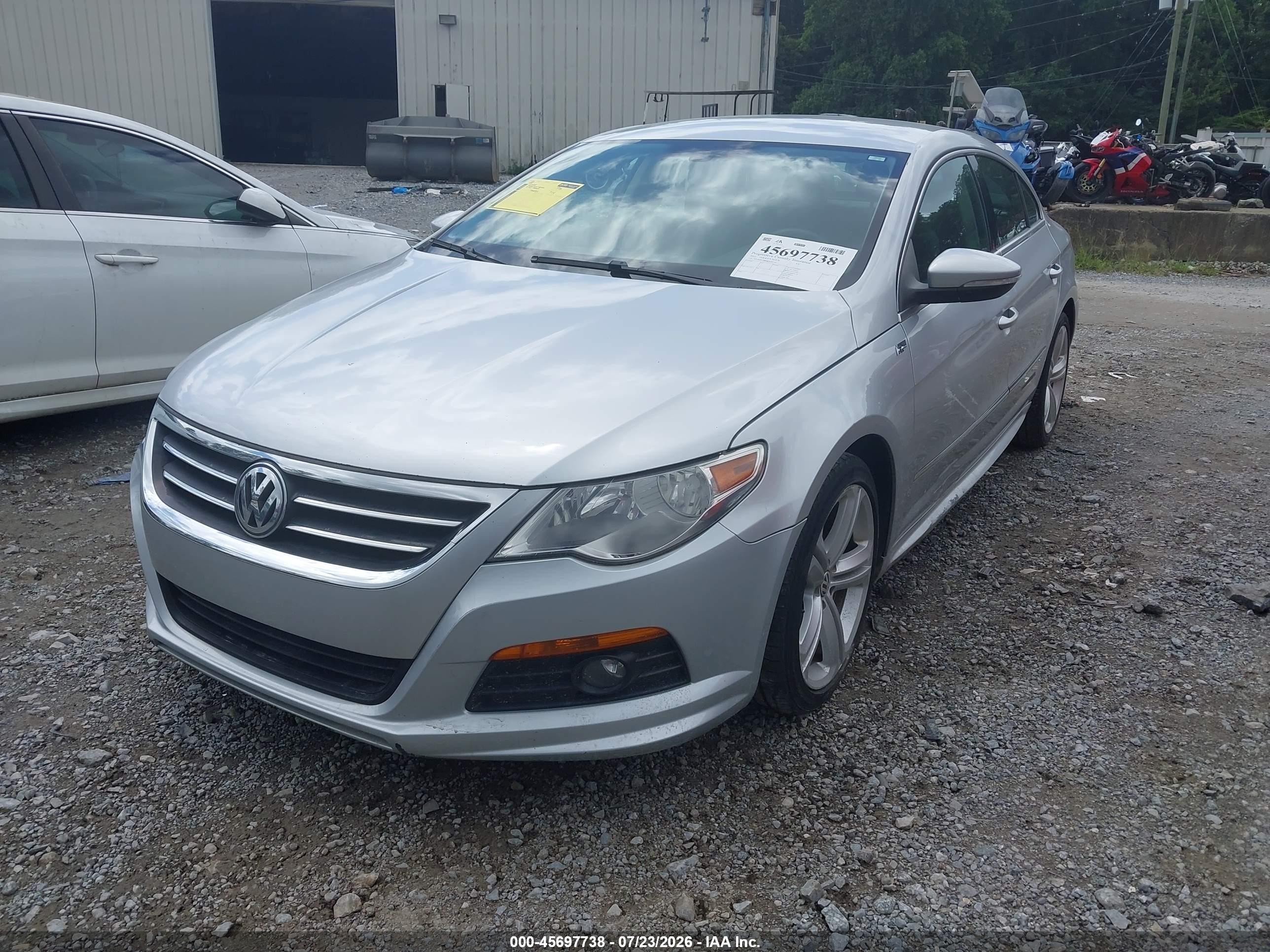 2012 Volkswagen Cc R-line Silver vin: WVWMN7AN6CE501391