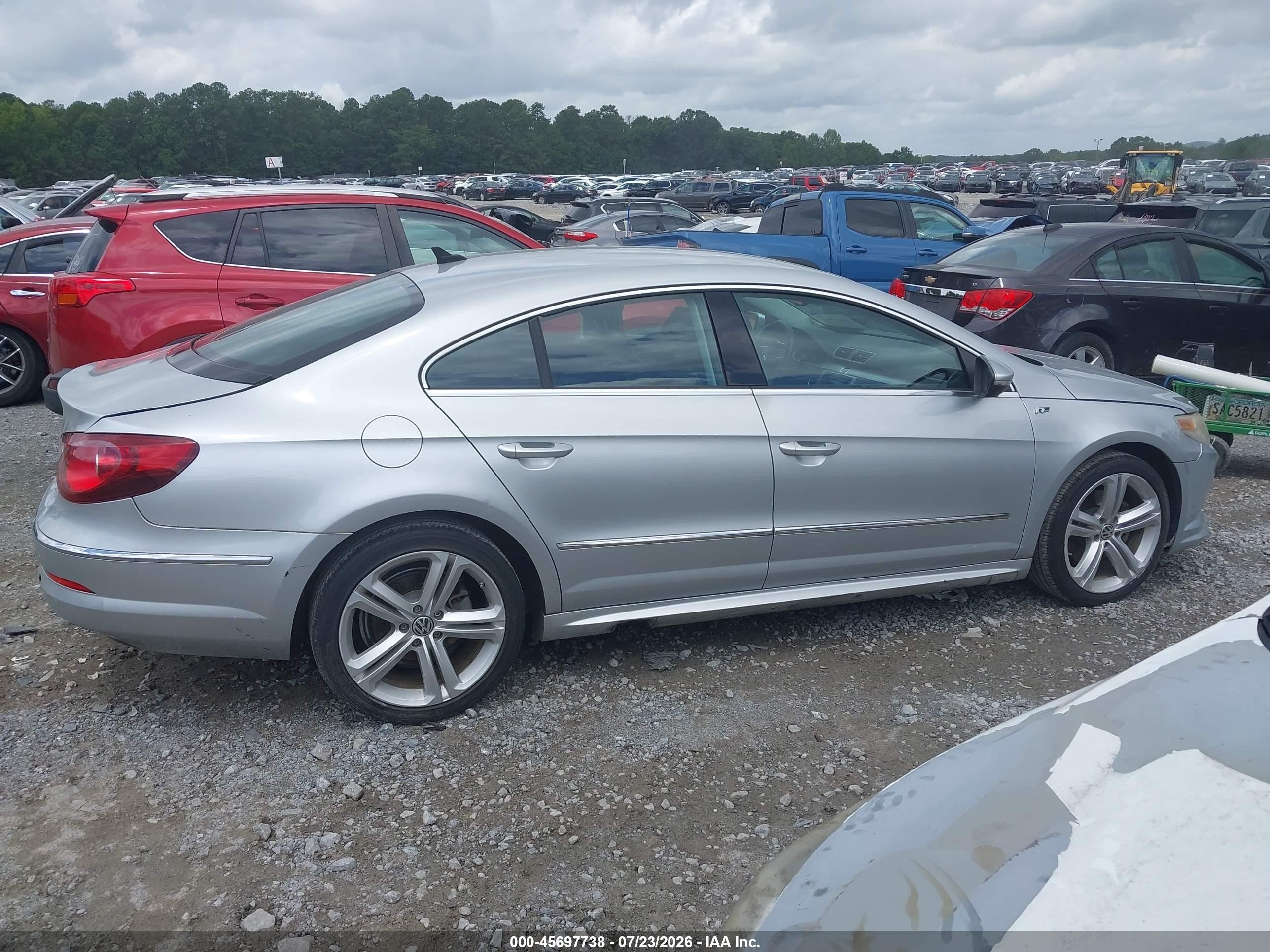 2012 Volkswagen Cc R-line Silver vin: WVWMN7AN6CE501391