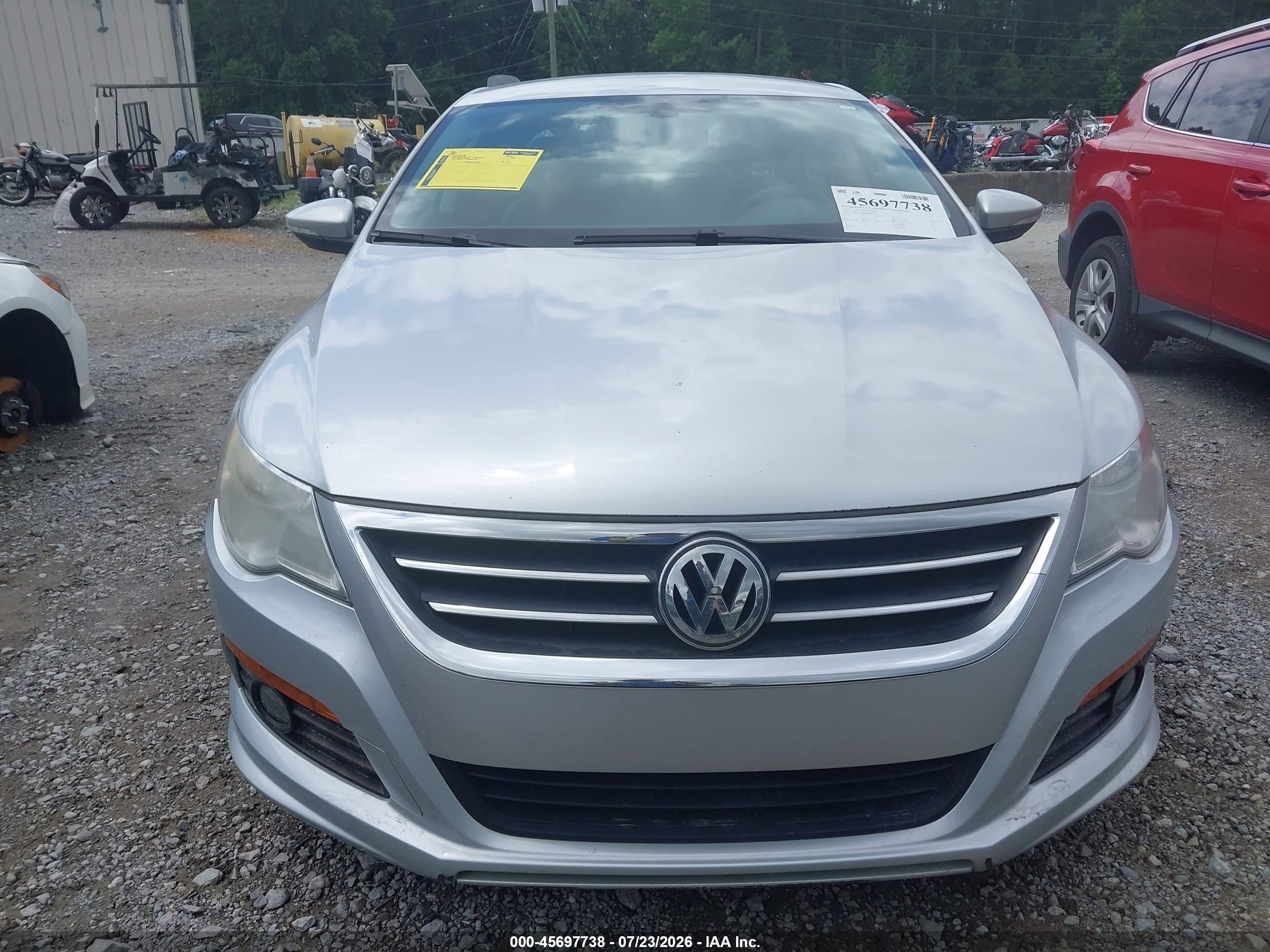 2012 Volkswagen Cc R-line Silver vin: WVWMN7AN6CE501391
