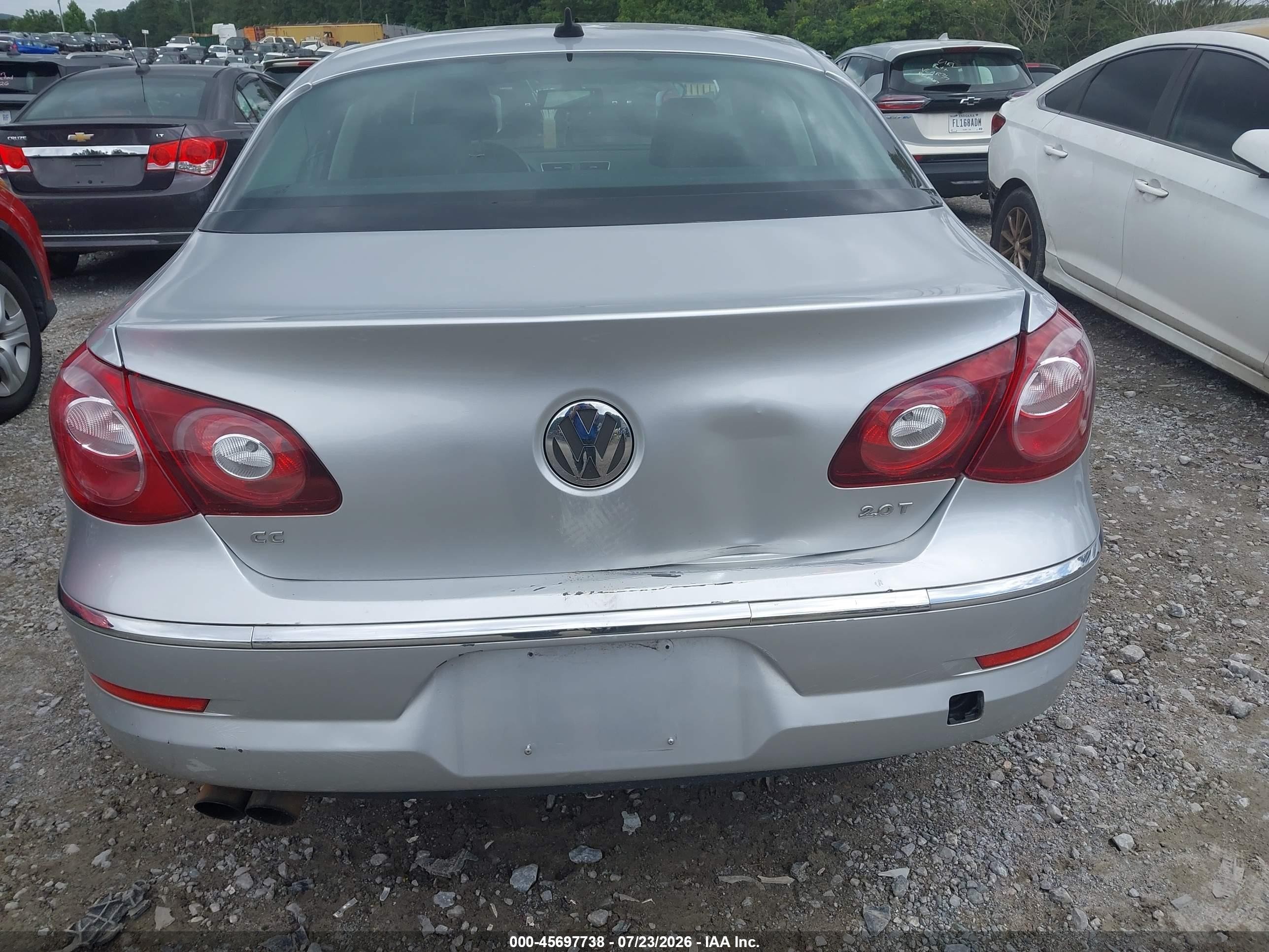 2012 Volkswagen Cc R-line Silver vin: WVWMN7AN6CE501391