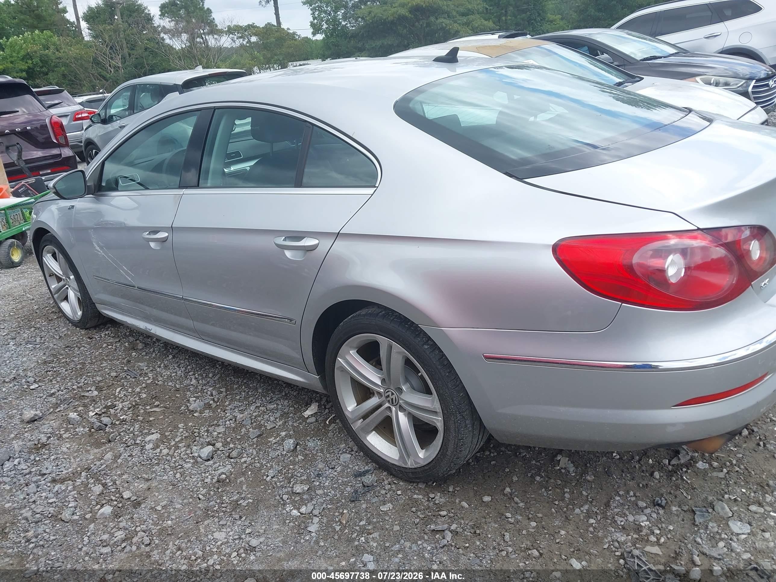 2012 Volkswagen Cc R-line Silver vin: WVWMN7AN6CE501391