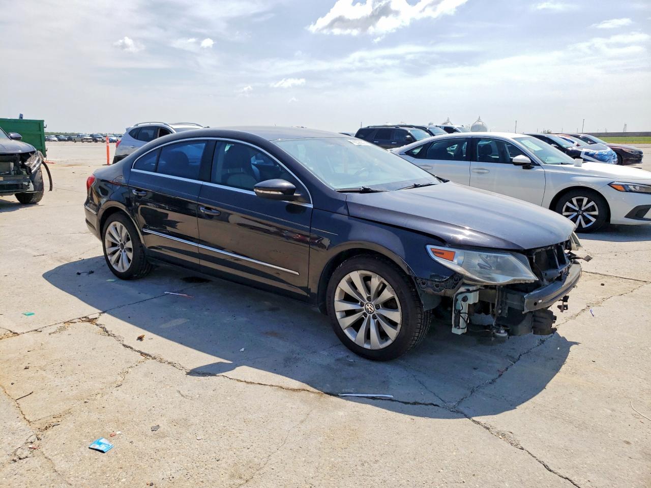 2012 Volkswagen Cc Sport Black vin: WVWMN7AN6CE505800