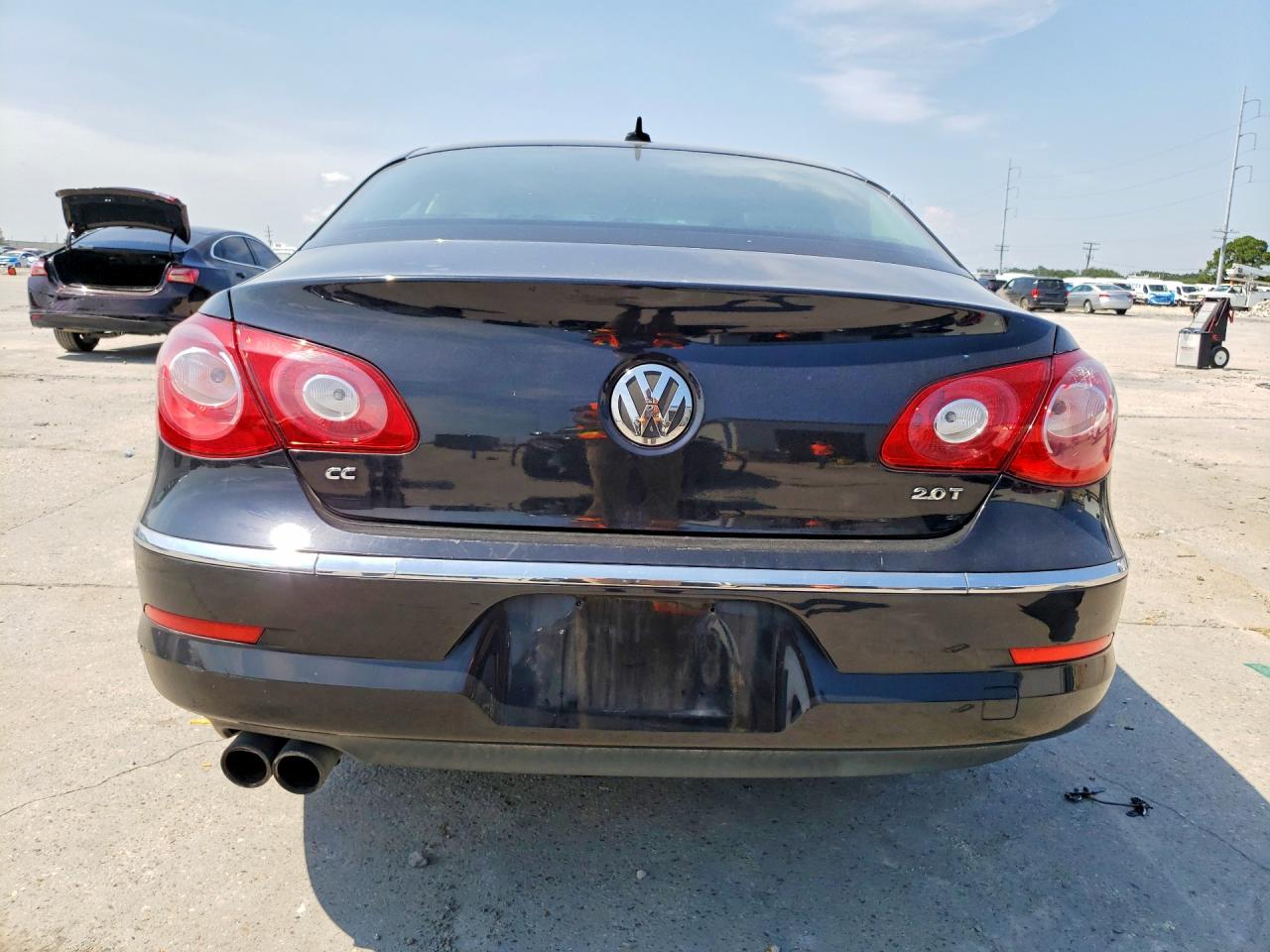 2012 Volkswagen Cc Sport Black vin: WVWMN7AN6CE505800