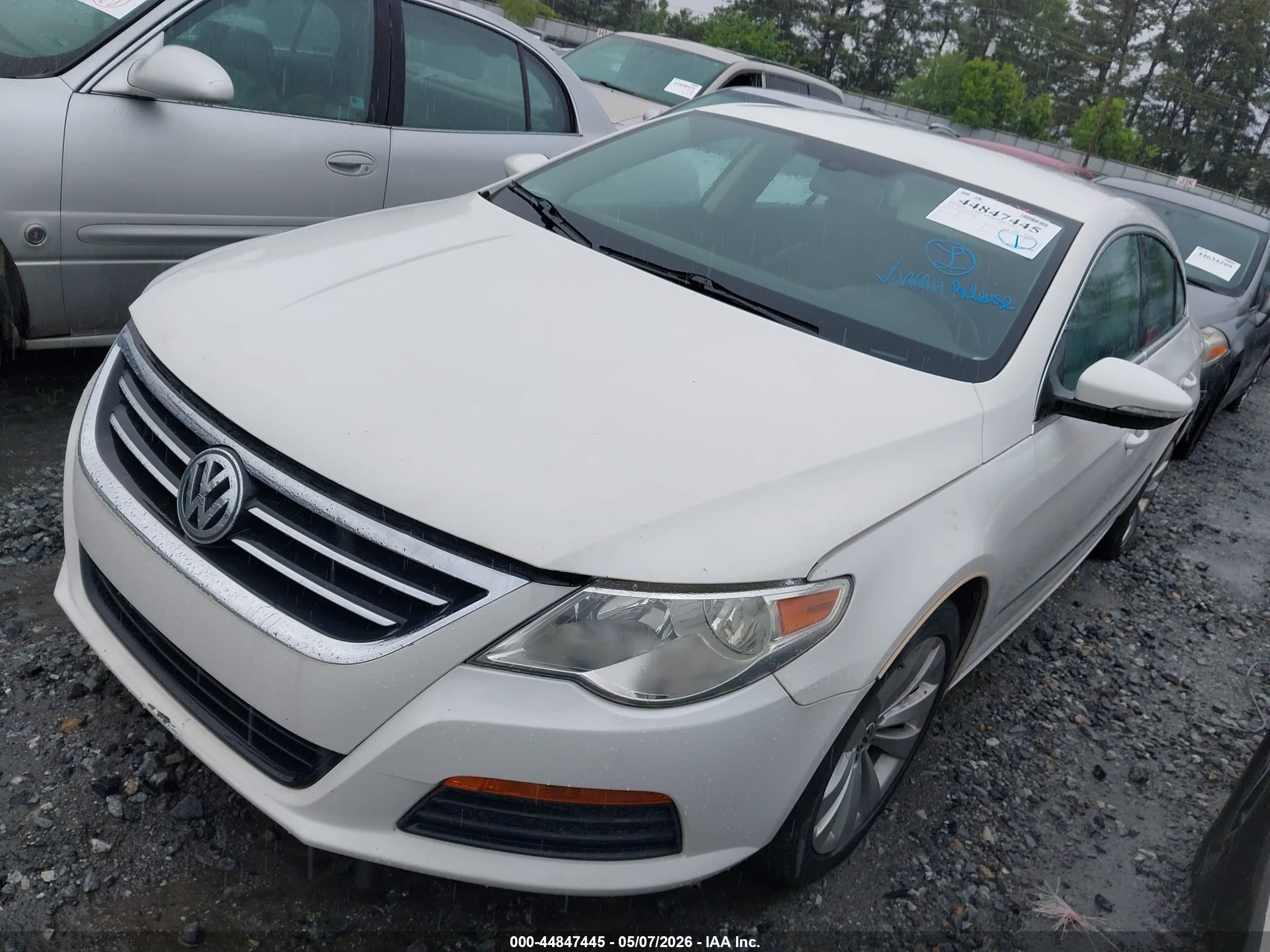 2011 Volkswagen Cc Sport Белый vin: WVWMN7AN7BE719869