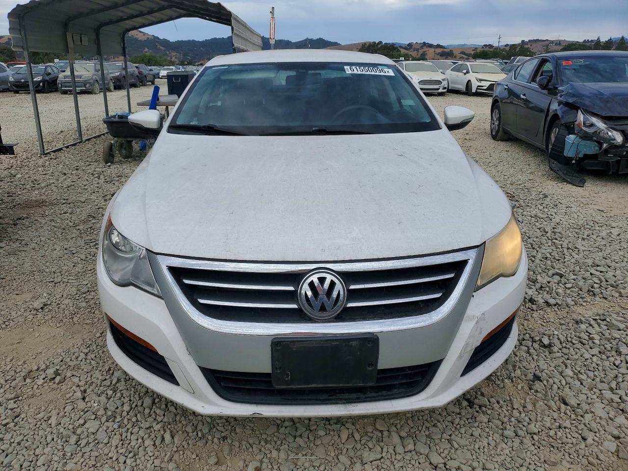 2011 Volkswagen Cc Sport White vin: WVWMN7AN7BE728734