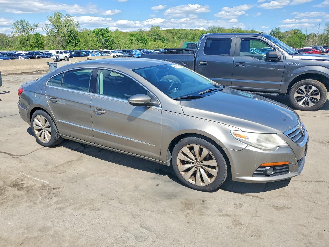2012 Volkswagen Cc Sport Silver vin: WVWMN7AN7CE511072