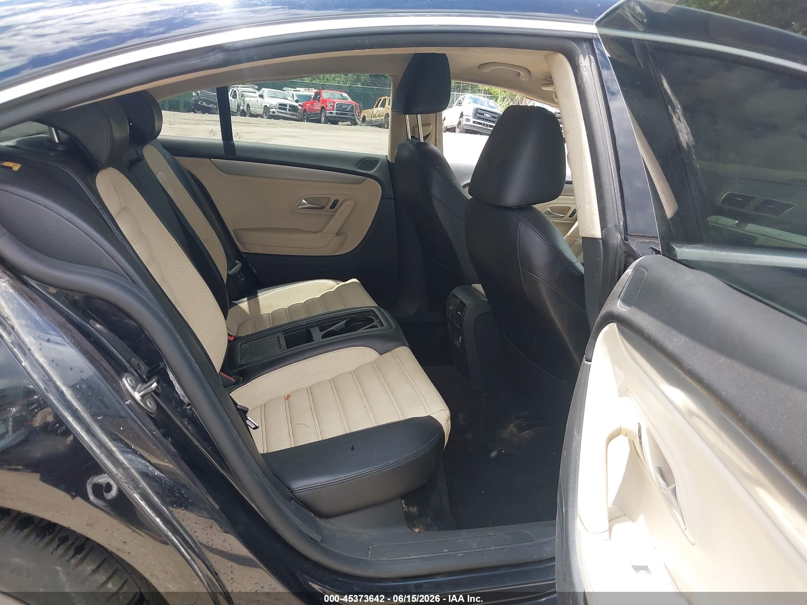 2012 Volkswagen Cc R-line/sport Black vin: WVWMN7AN7CE515753