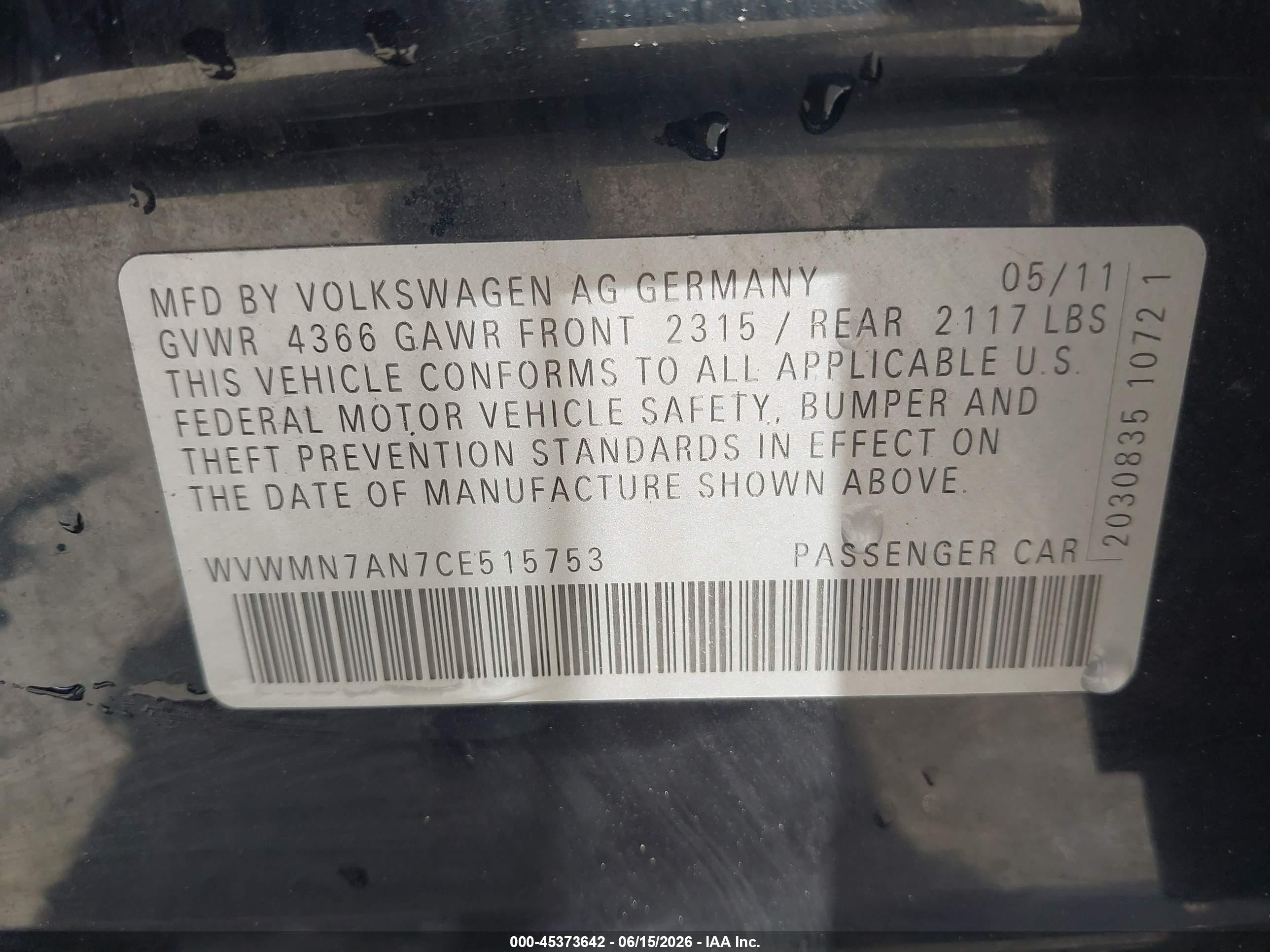 2012 Volkswagen Cc R-line/sport Black vin: WVWMN7AN7CE515753