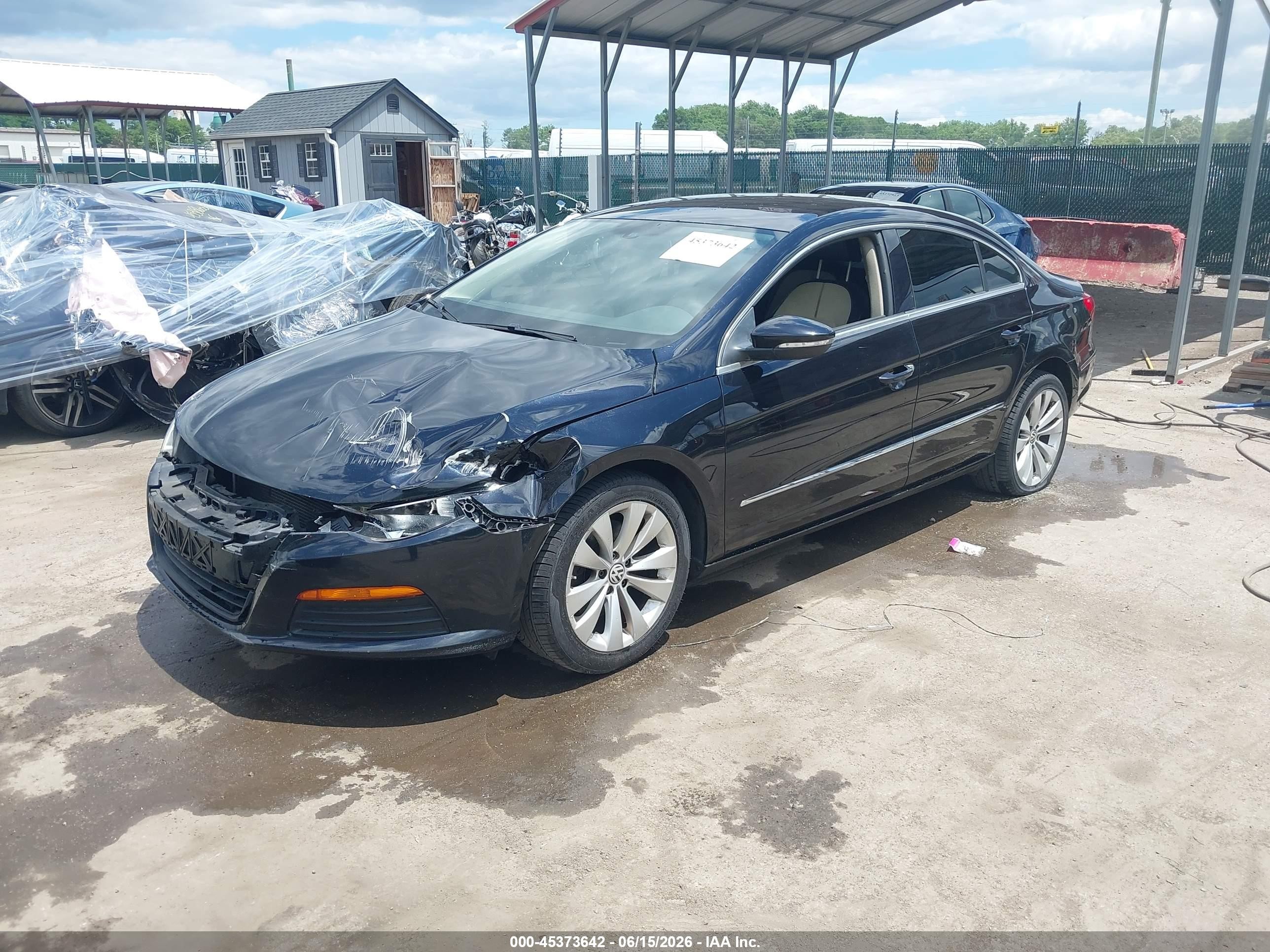 2012 Volkswagen Cc R-line/sport Black vin: WVWMN7AN7CE515753