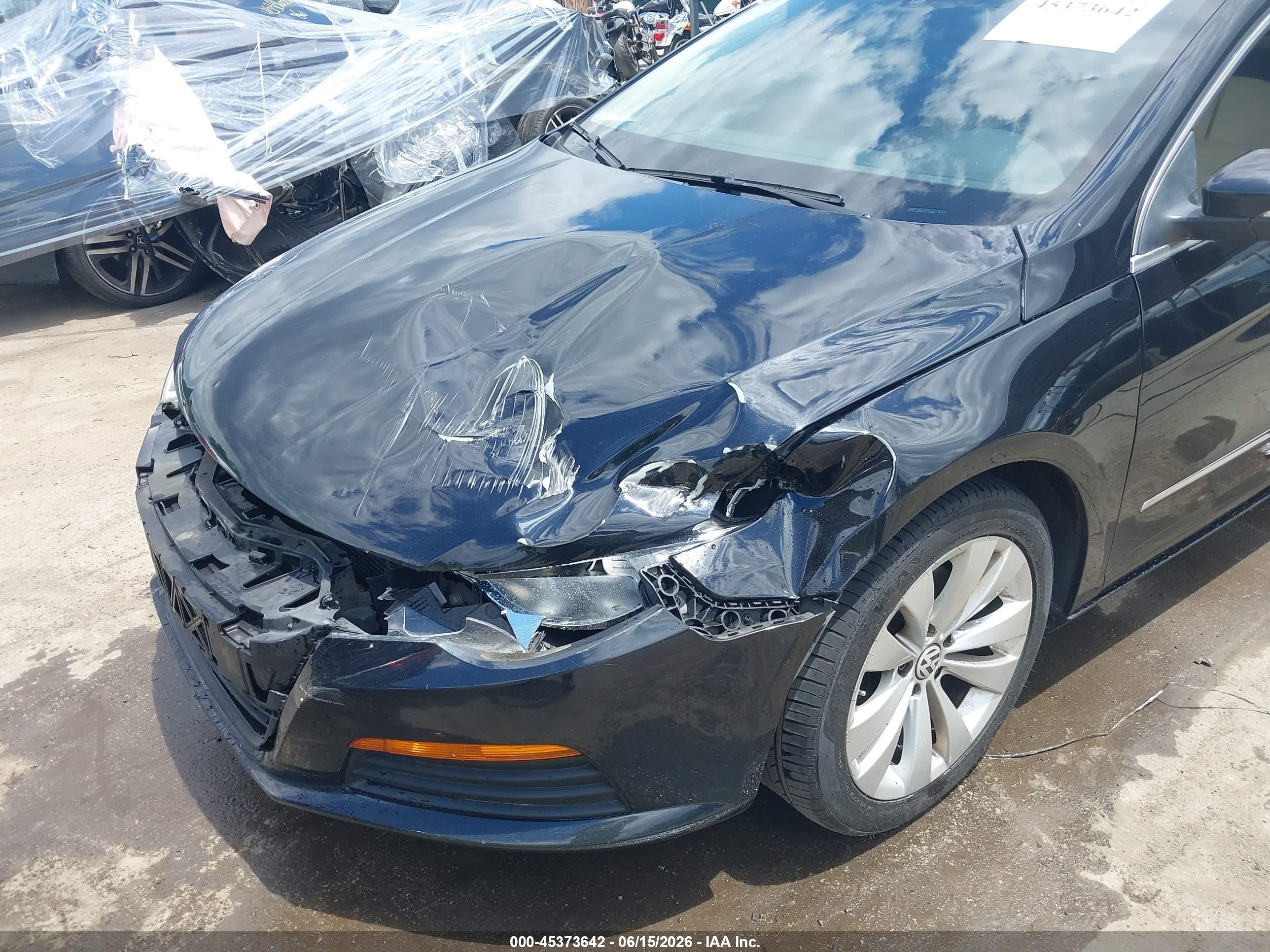 2012 Volkswagen Cc R-line/sport Black vin: WVWMN7AN7CE515753