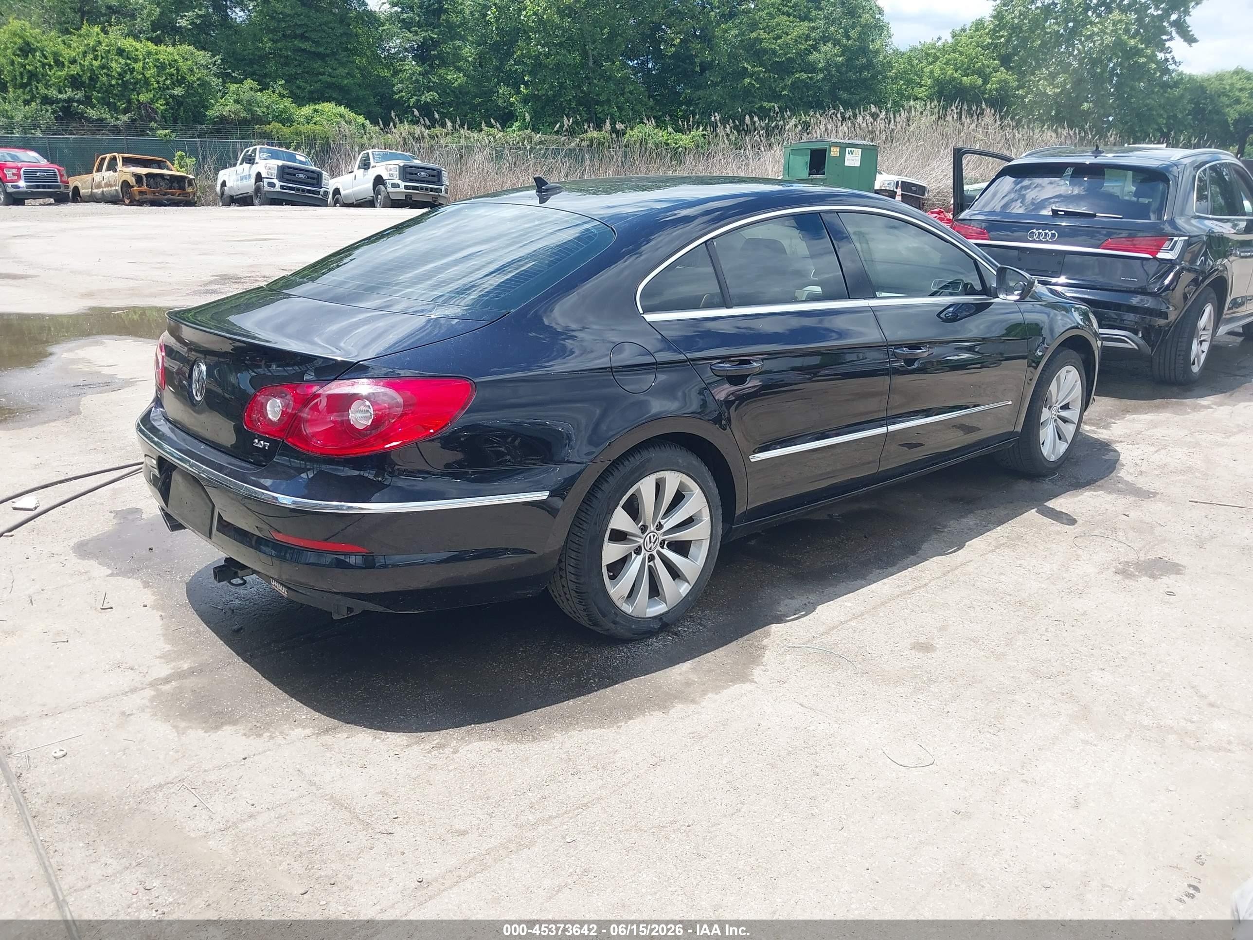2012 Volkswagen Cc R-line/sport Black vin: WVWMN7AN7CE515753