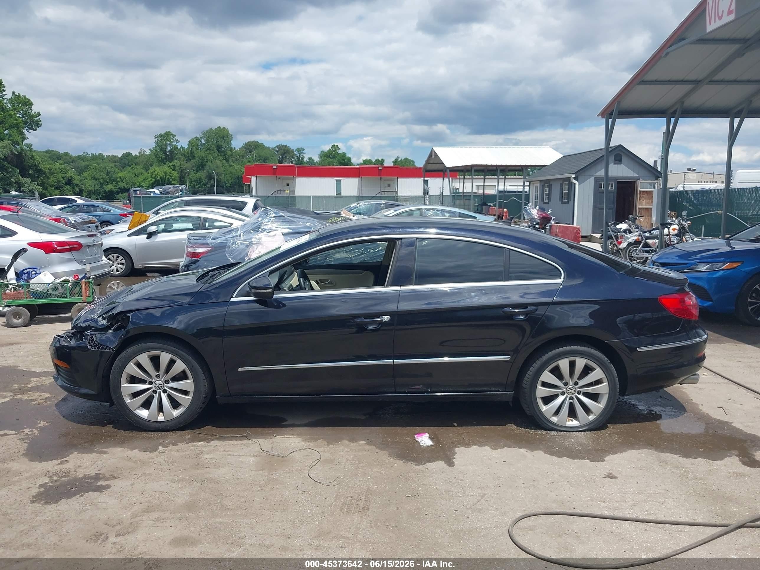 2012 Volkswagen Cc R-line/sport Black vin: WVWMN7AN7CE515753
