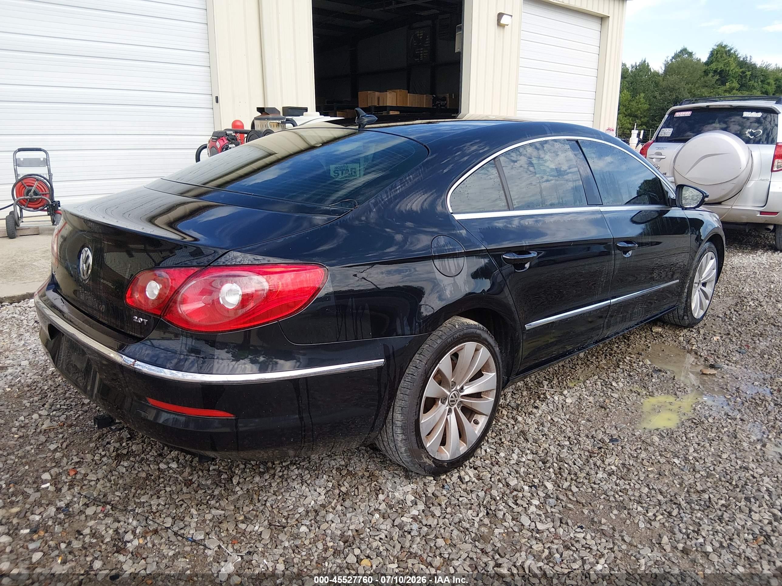 2012 Volkswagen Cc Sport Black vin: WVWMN7AN8CE515566